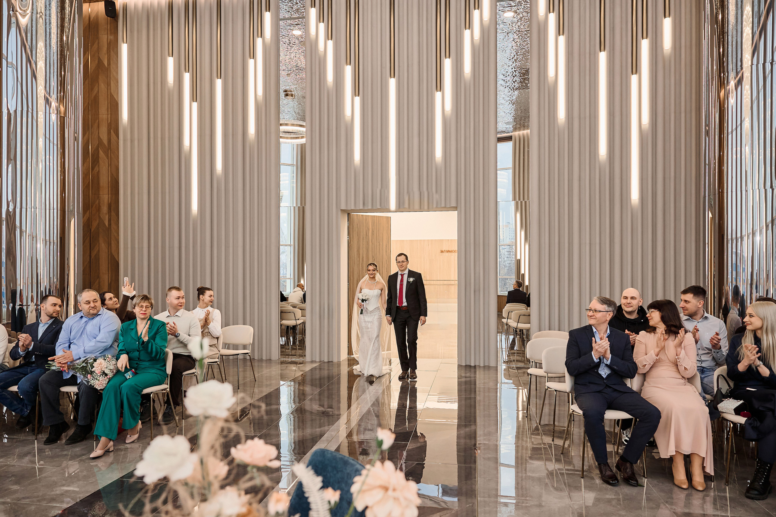 Валентина и Семен. Регистрация в Митинском ЗАГСе. Свадебный фотограф в Москве и Подмосковье