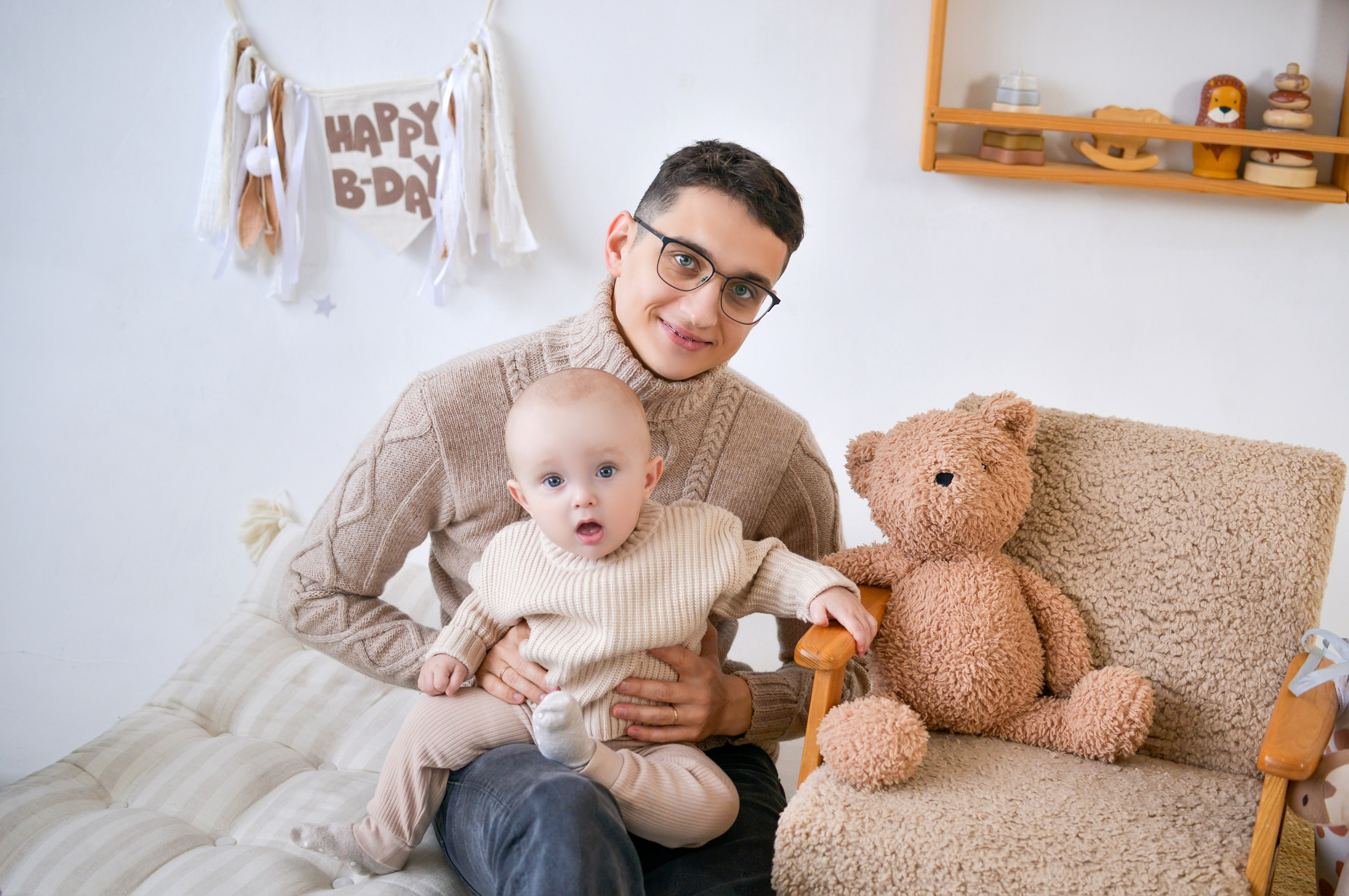 Новогодняя семейная фотосессия в Краснодаре 2023-2024. Фотограф новорожденных Краснодар Малышенко Надежда