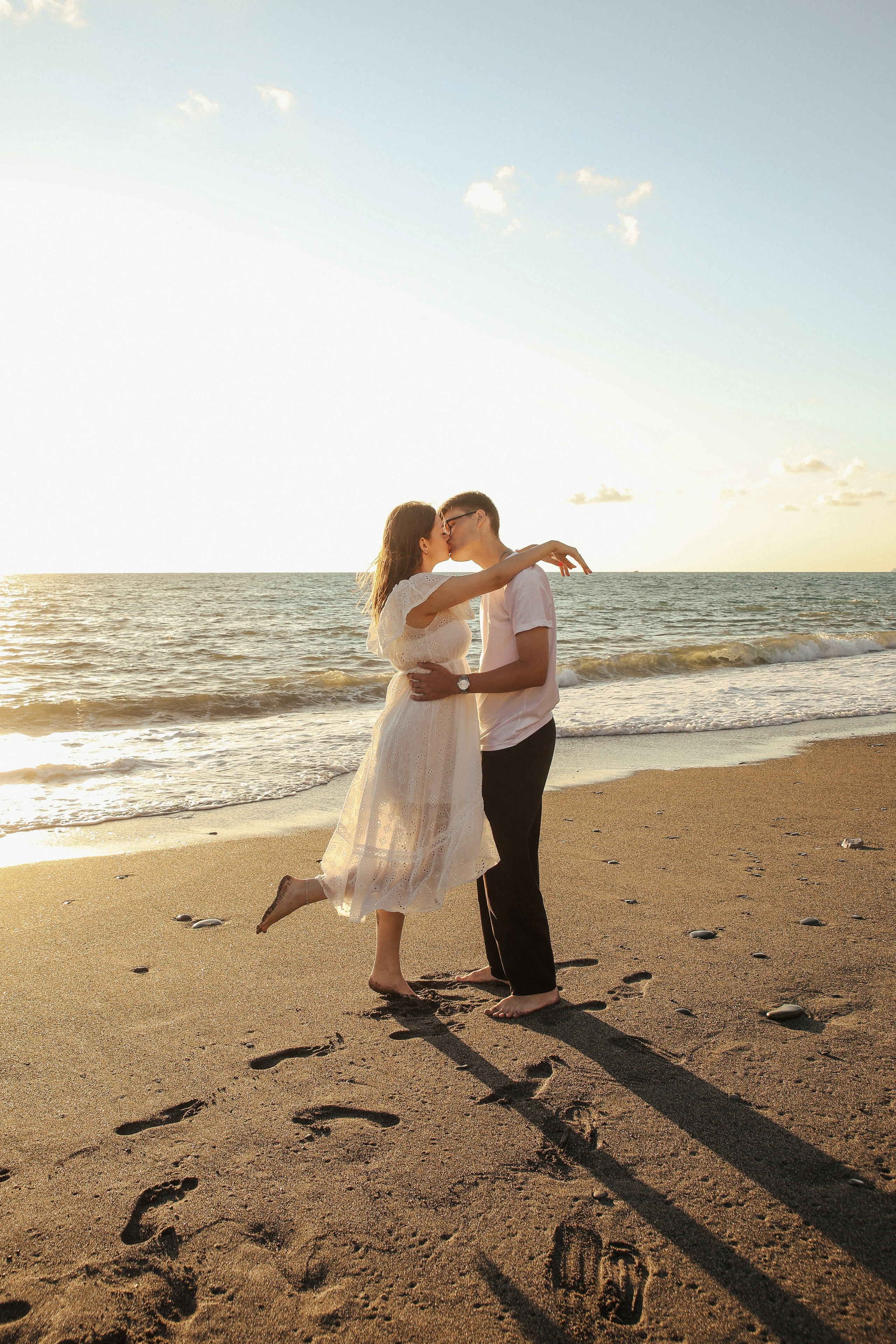 Love story на берегу моря. Фотограф Сочи/ Сириус/ Красная поляна