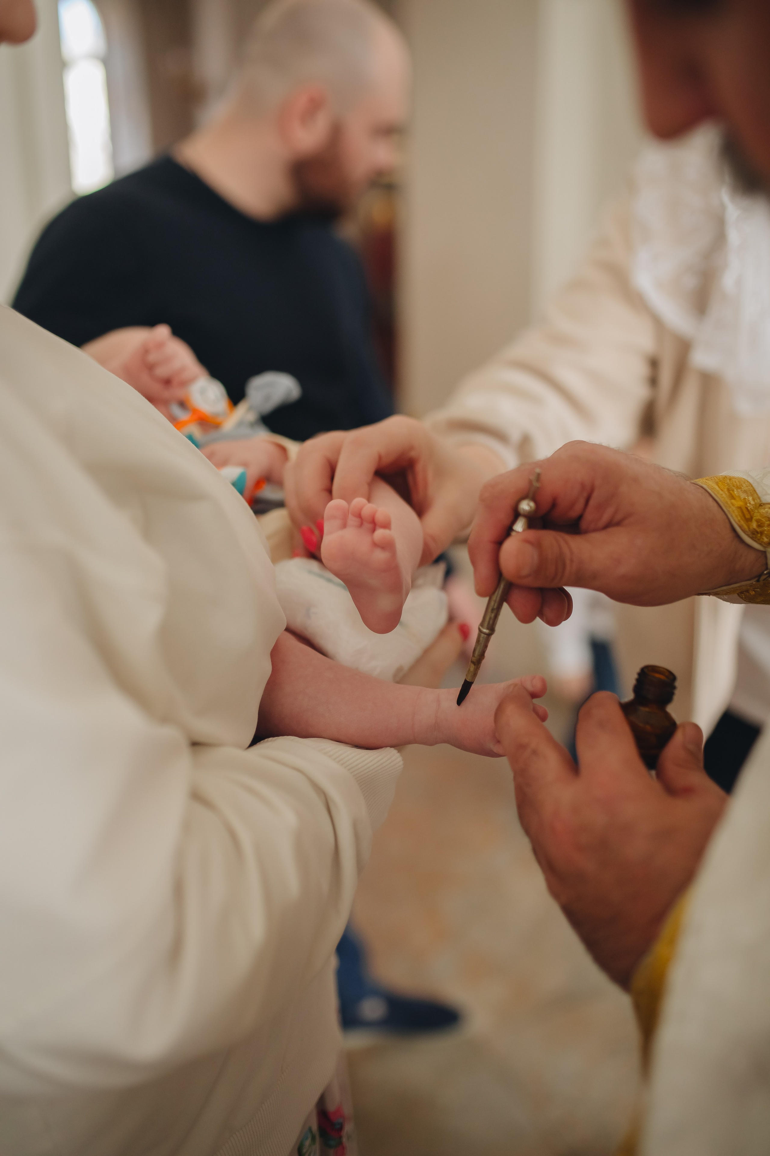 Крещение в светлом Храме. Семейный и детский фотограф в Москве Дорогова Екатерина