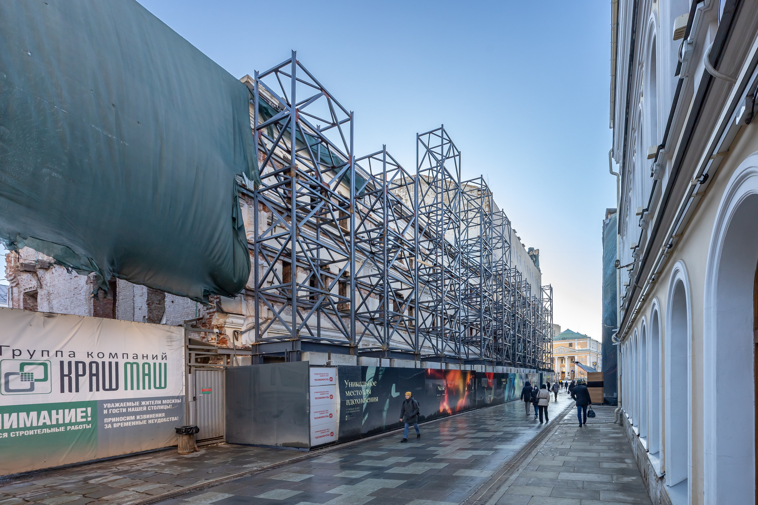 Съемка для строительной компании в Богоявленском переулке. Интерьерный фотограф в Москве Сергей Чекмезов