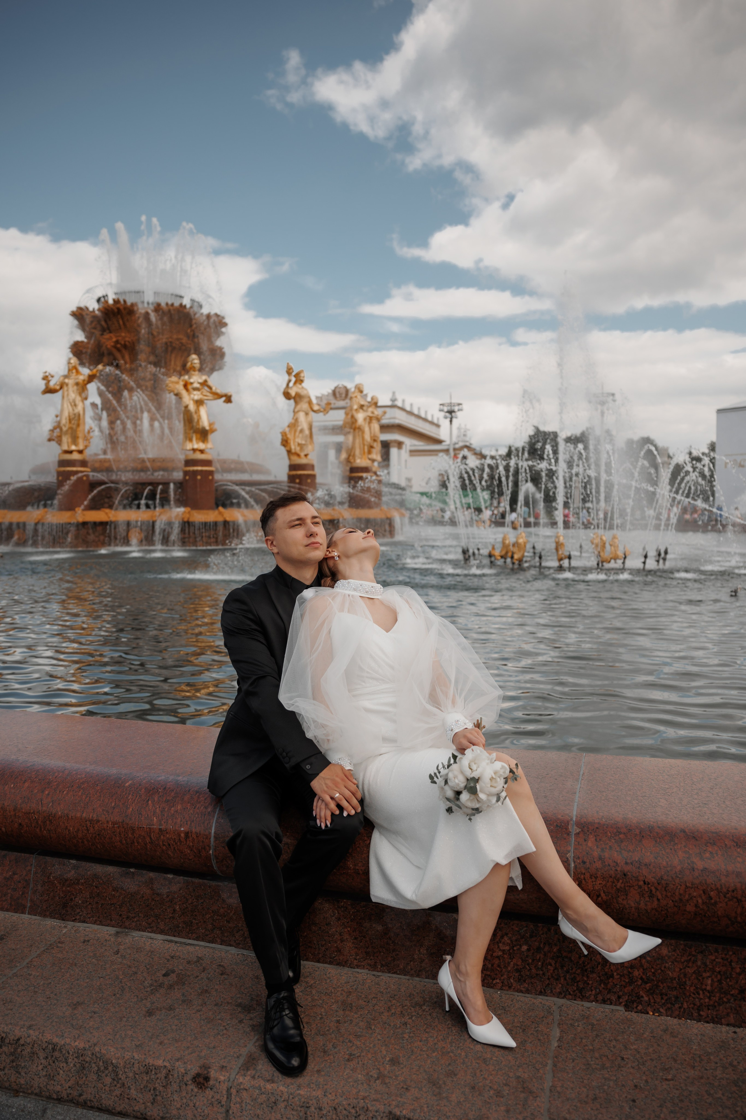 Анна и Сергей, Особняк Муравьевых-Апостолов, прогулка по ВДНХ, ресторан «Домик в саду». Свадебный и репортажный фотограф (Москва, Королев и другие)