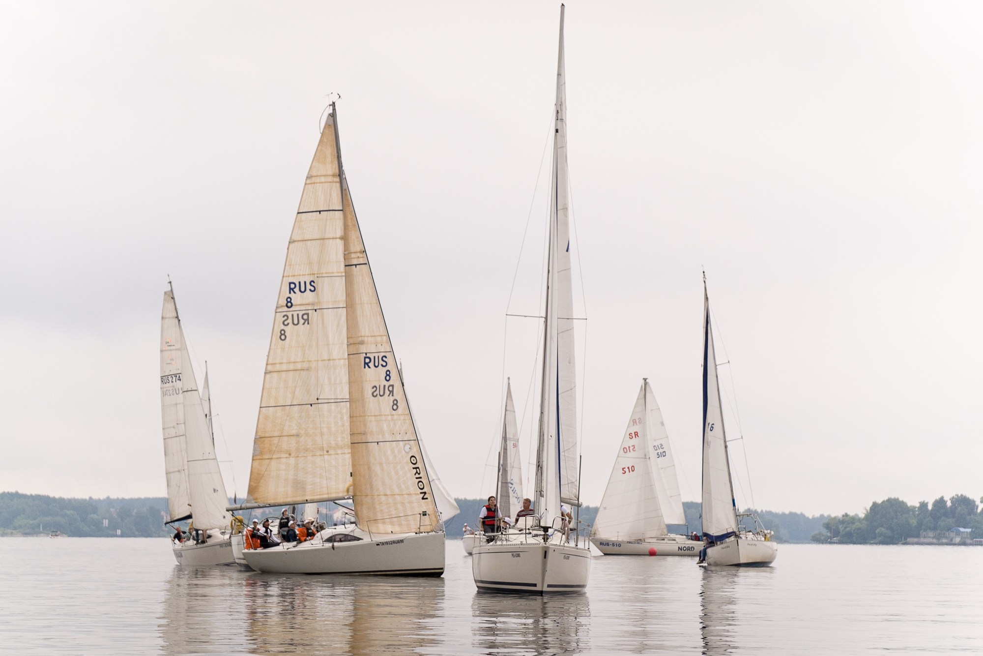 Корпоративная парусная регата Evraz. Репортажный фотограф Денис Тихомиров. Москва