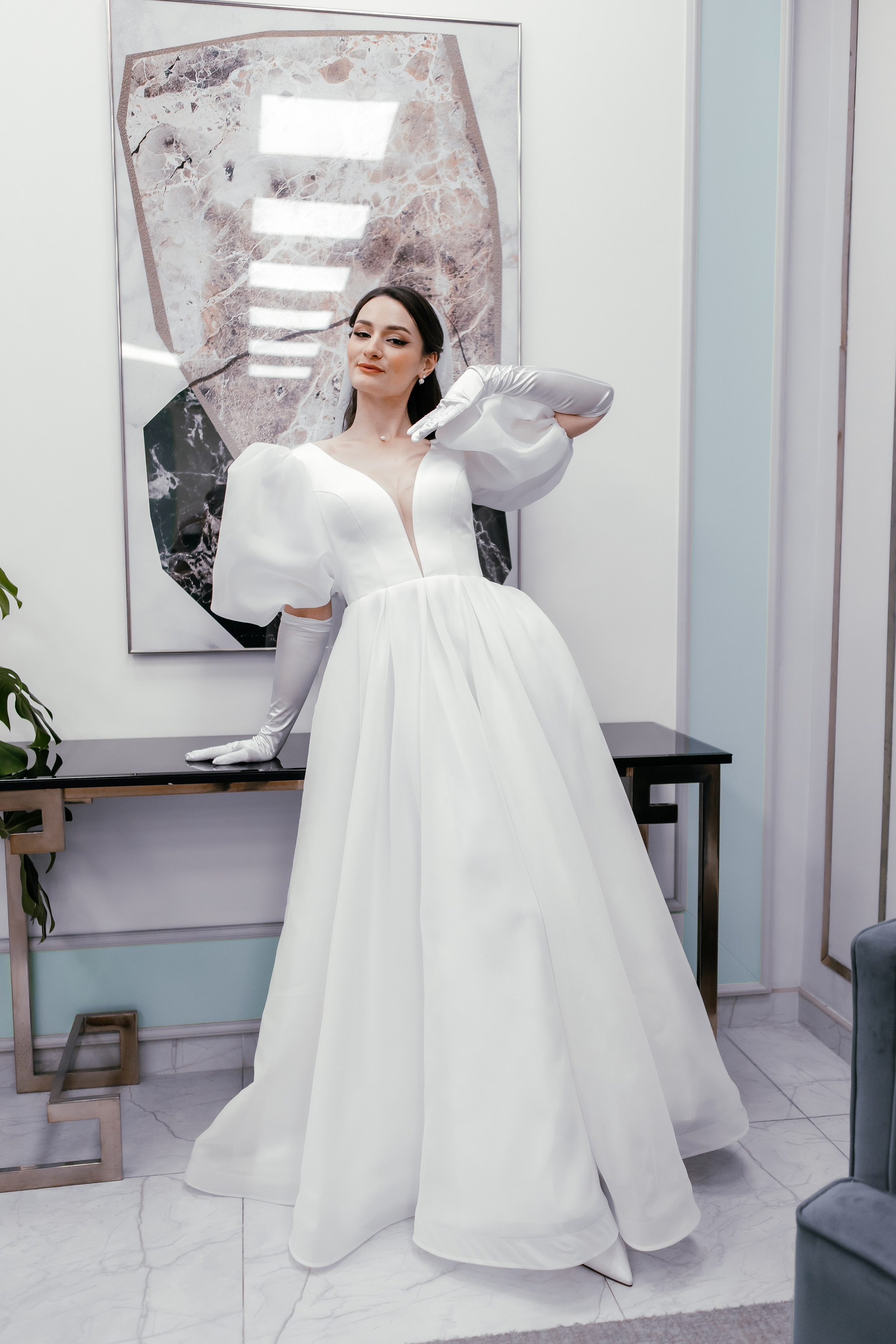 Свадебная фотосессия в Дворце Бракосочетания № 4. Свадебный фотограф в Москве