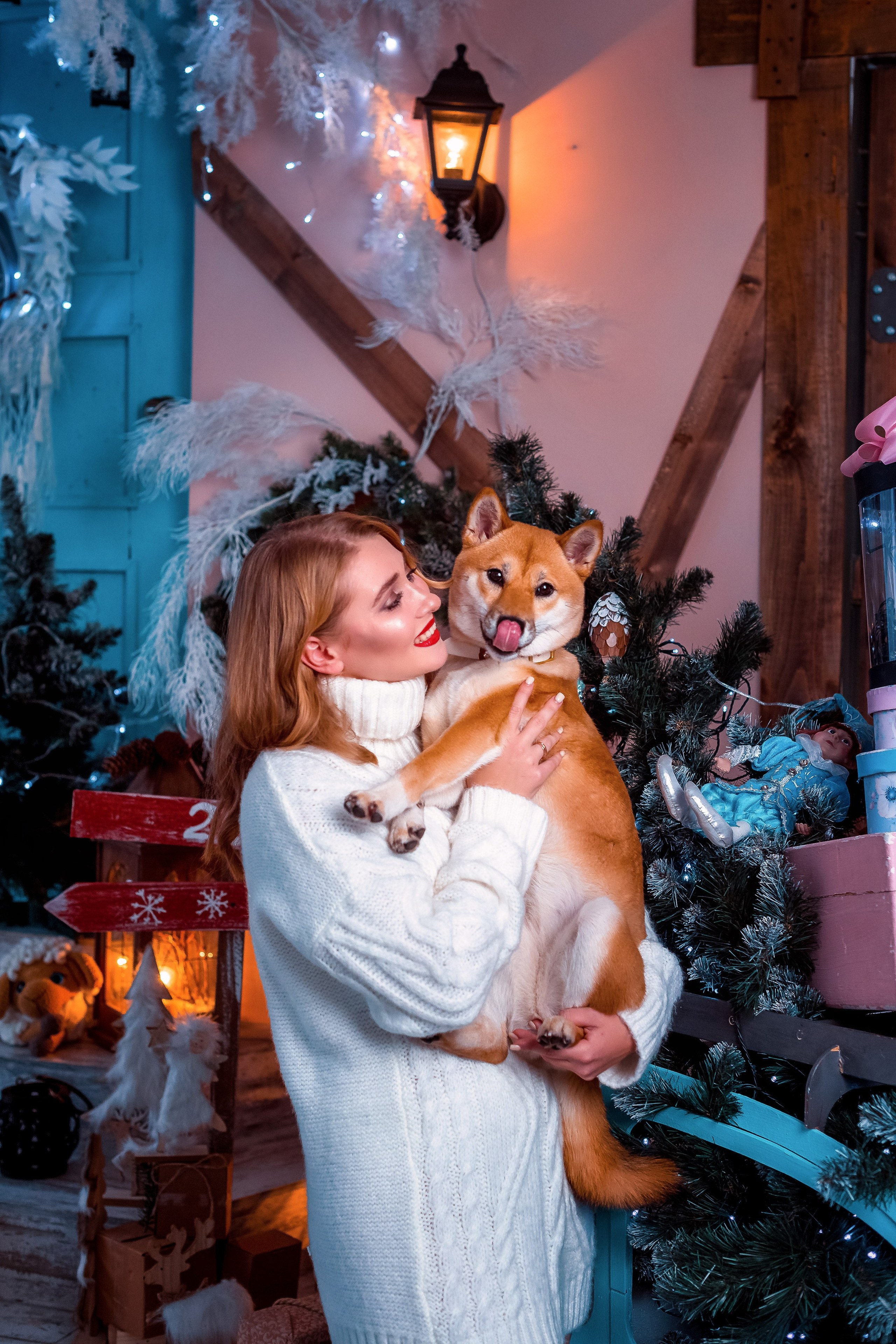 Элина и Симба Сиба-Ину. Женский фотограф Крещение Венчание Москва Брянск