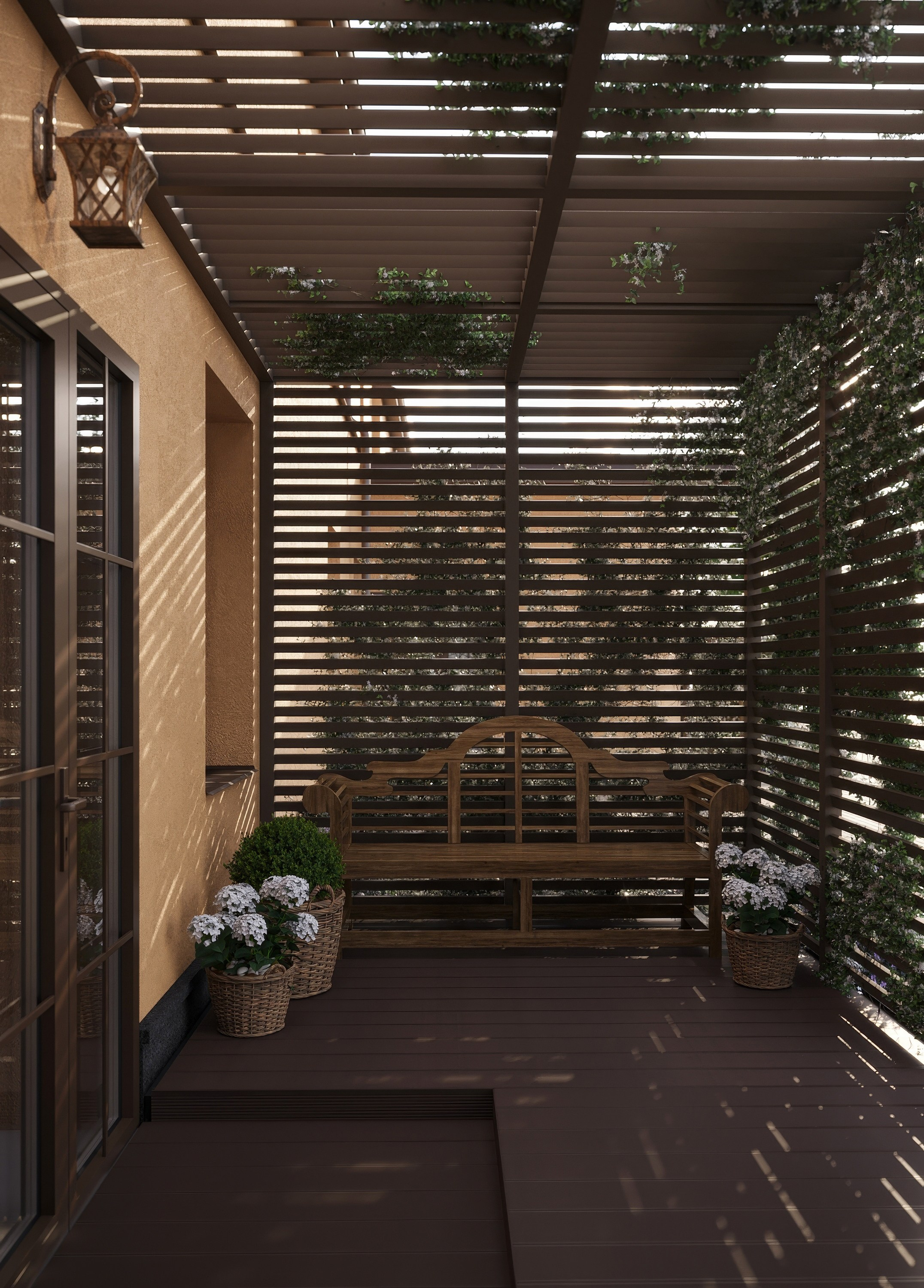 Визуализация ландшафтного дизайна банно-ресторанного комплекса Гельдт. 3d визуализатор marybond3d