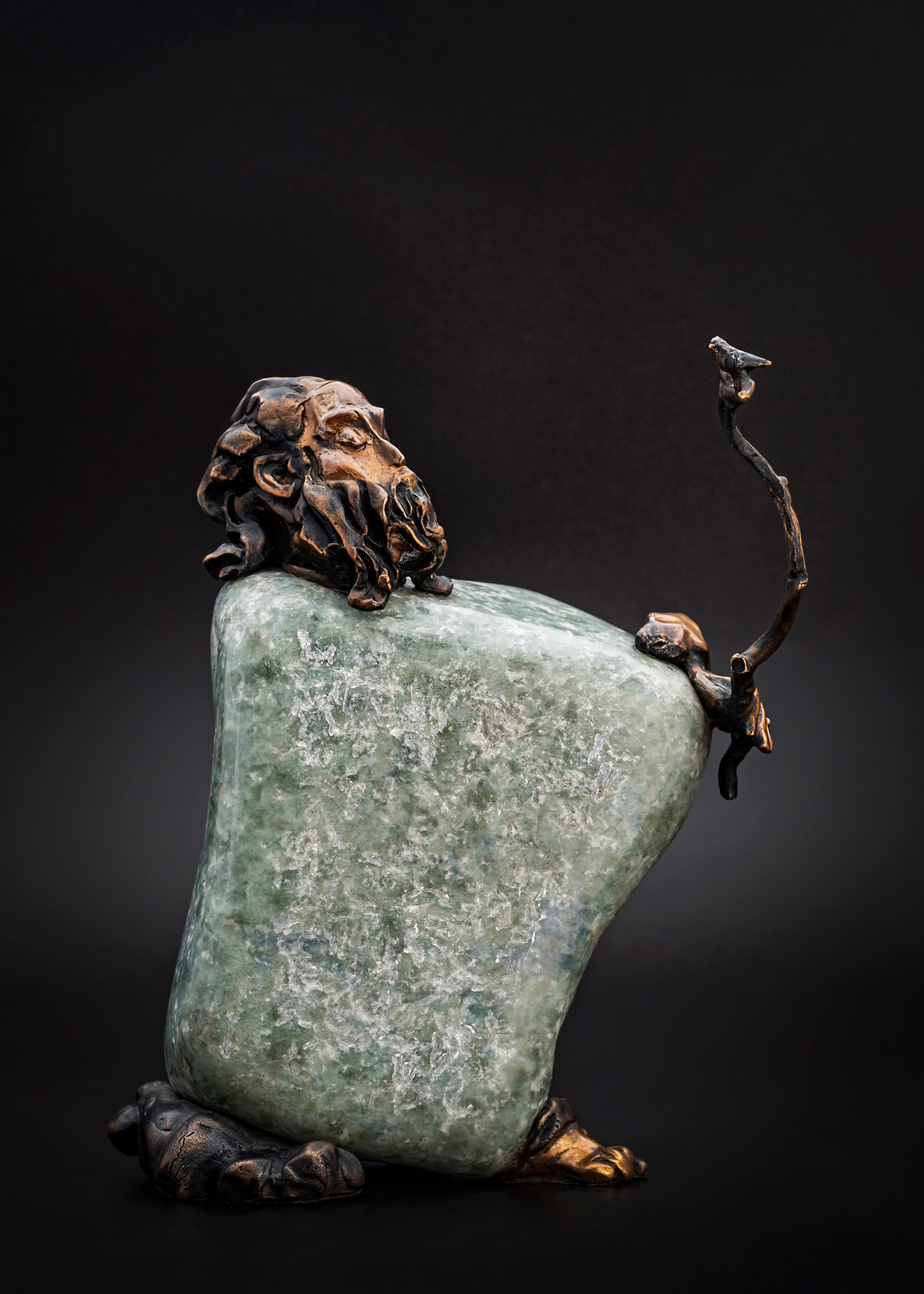 «Философ». Художественная скульптура, для коллекционирования и формирования пространства интерьера и экстерьера