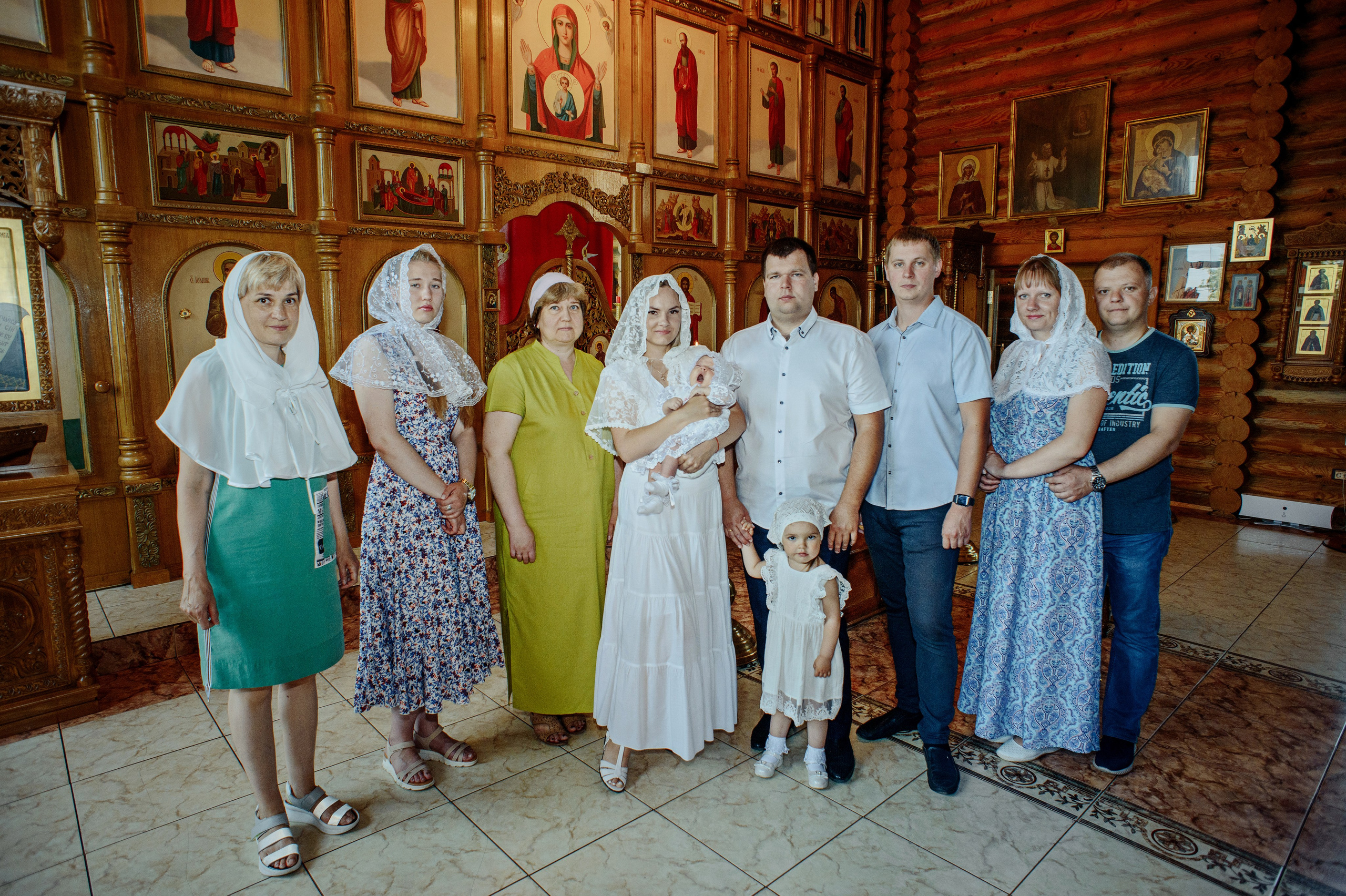 Крещение Алеси. Королева Елена Свадебный и семейный фотограф в Туле