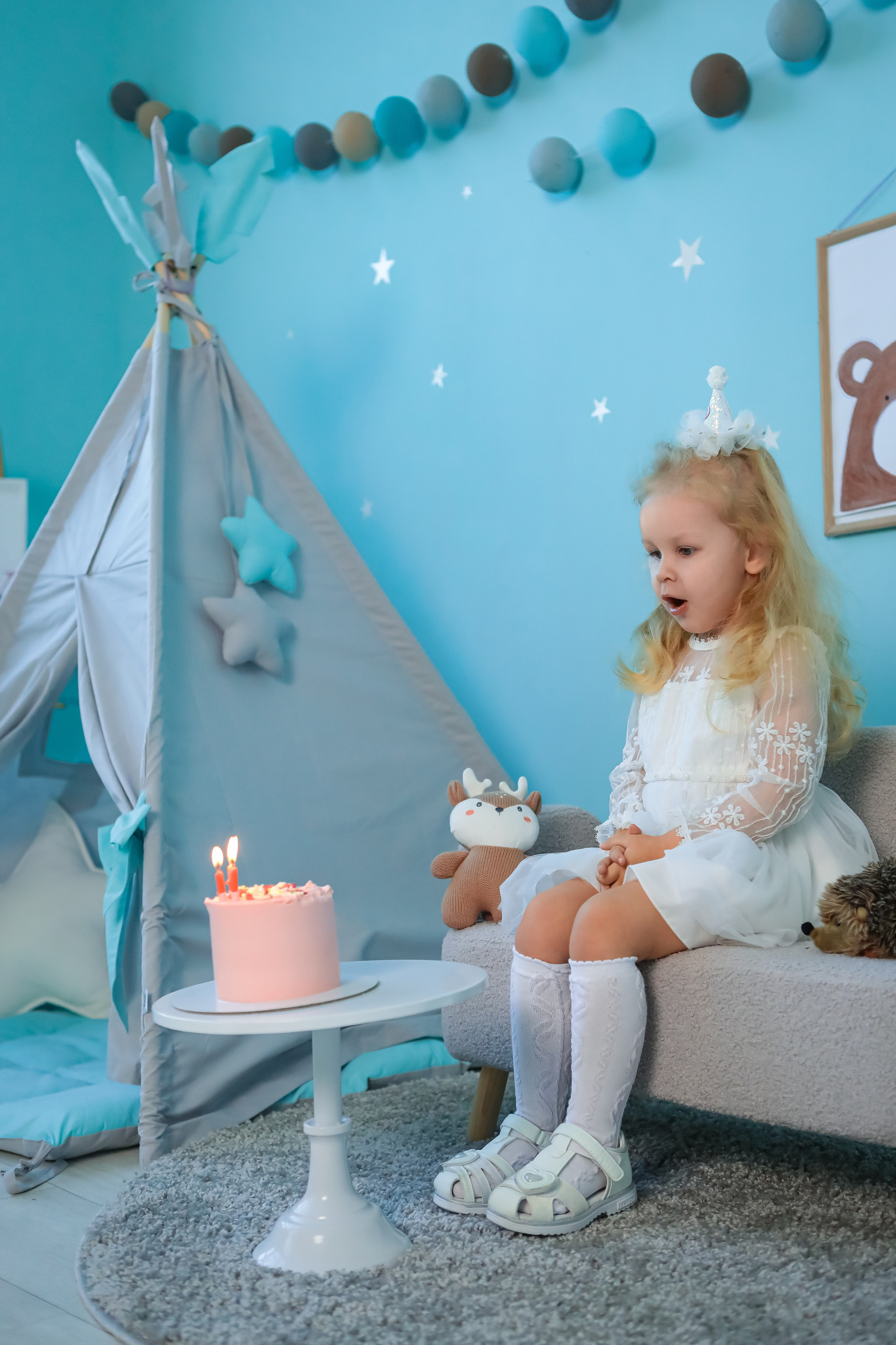 3 годика Леночке. Фотограф г. Хабаровск. Семейные и индивидуальные съёмки