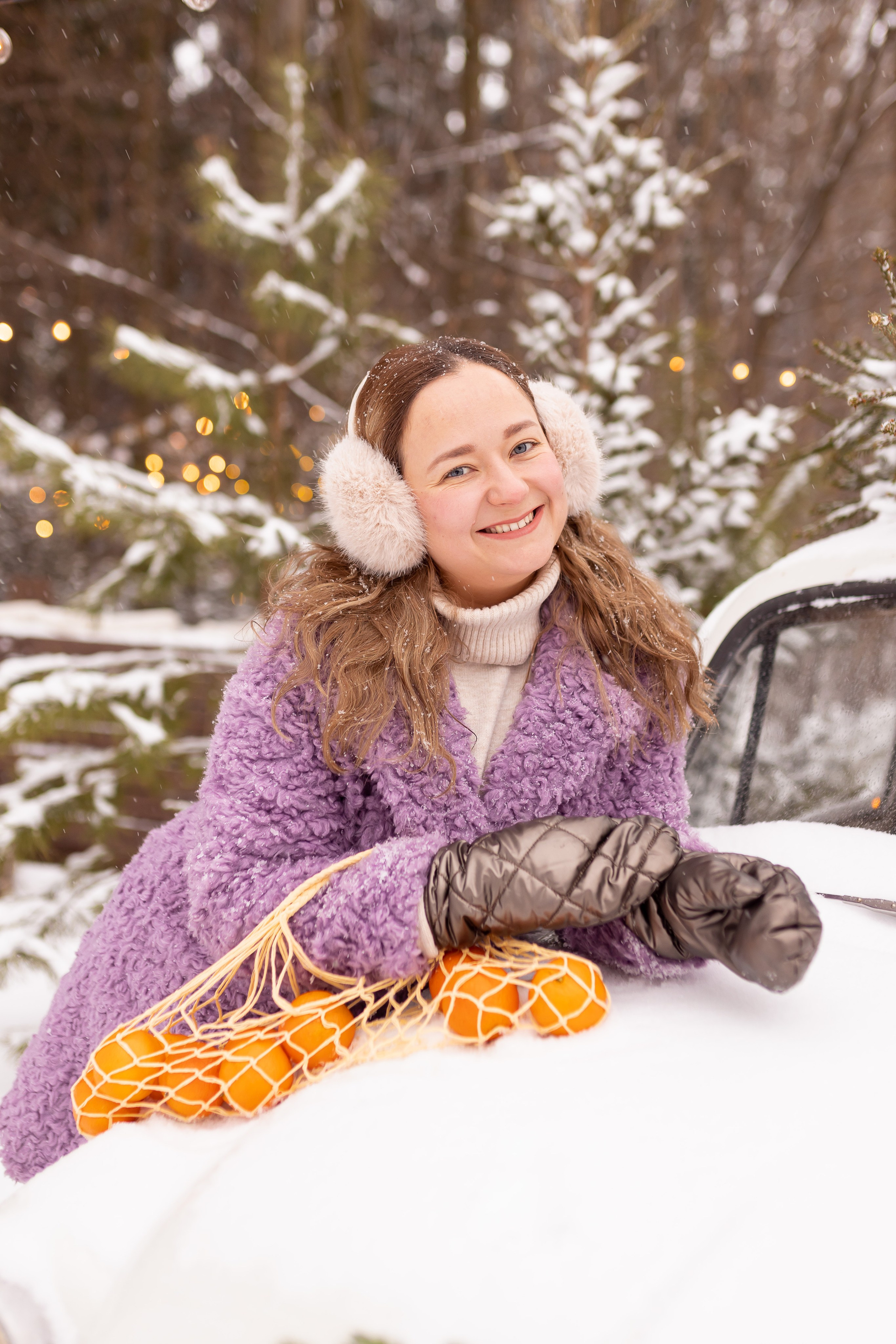 Первый снег в Декабре 2024. Семейный и детский фотограф в городе Подолск МО Крылова Ирина
