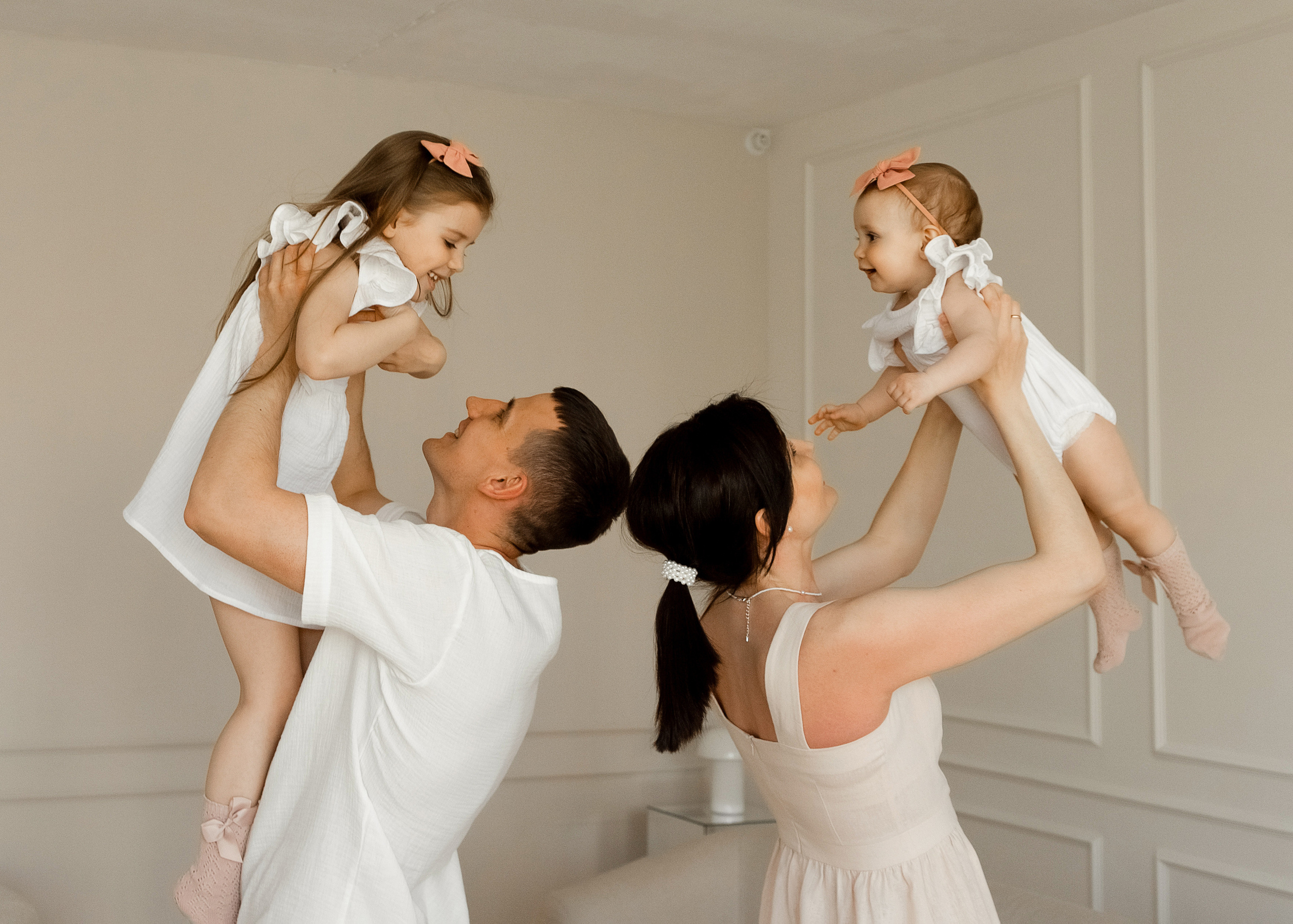 Семейная съемка в студии «Когда вместе». Семейный фотограф в Екатеринбурге Маргарита Курносова