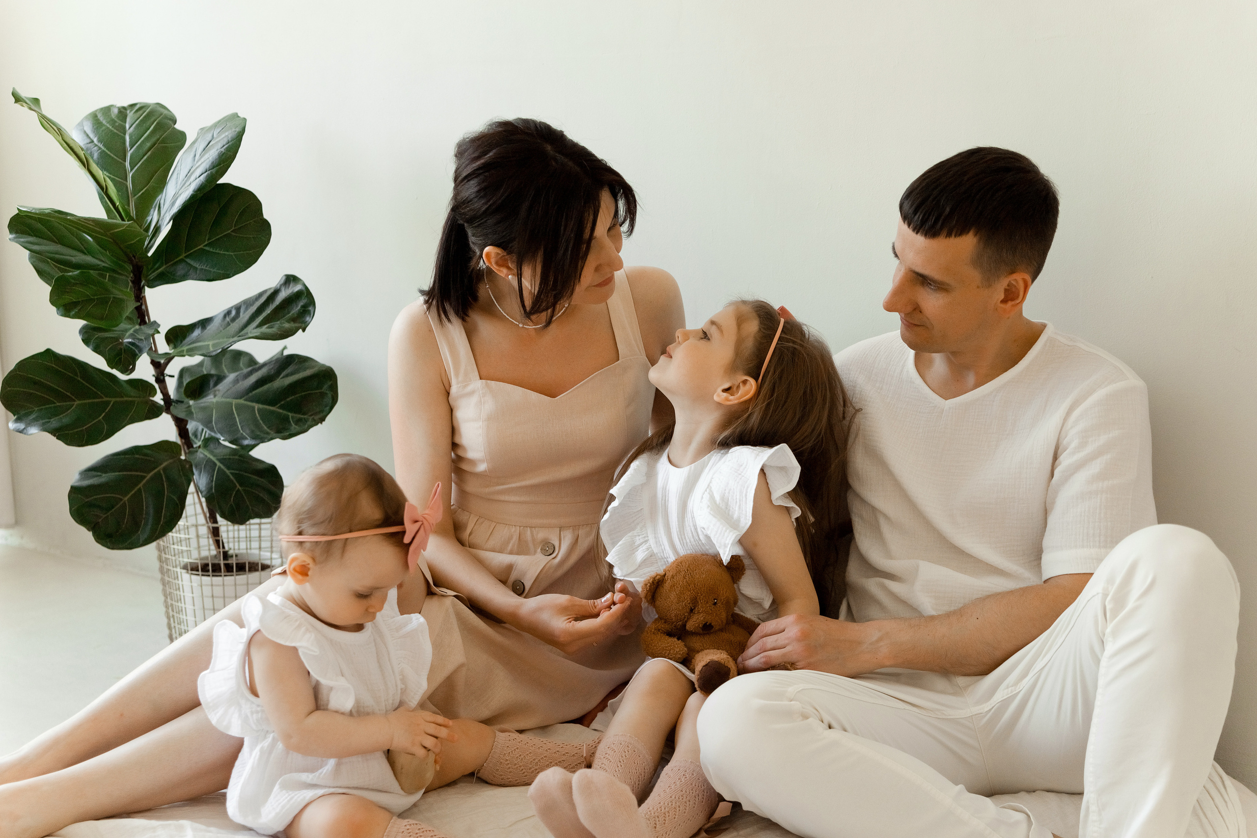 Семейная съемка в студии «Когда вместе». Семейный фотограф в Екатеринбурге Маргарита Курносова