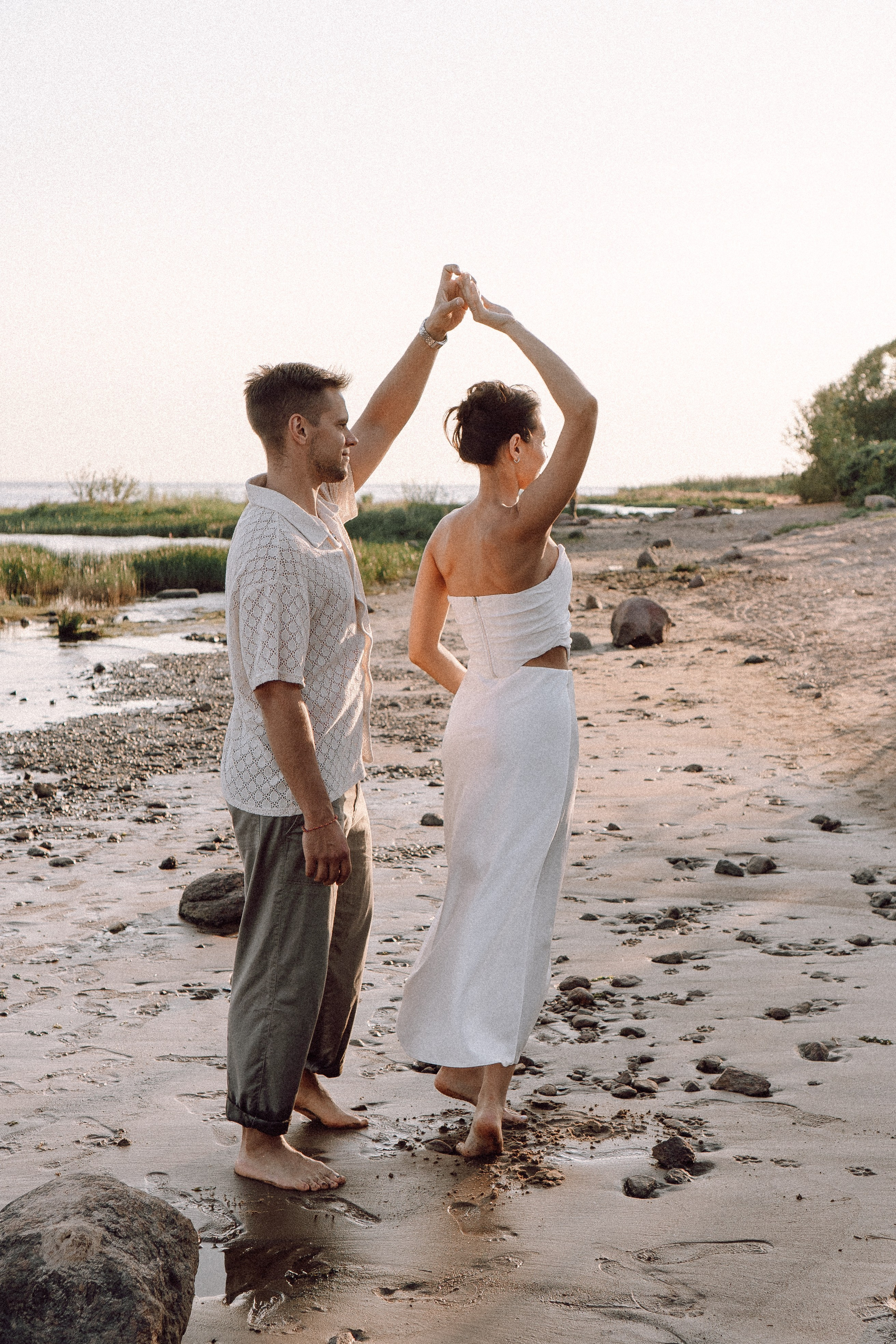 СВАДЕБНАЯ ФОТОСЕССИЯ ВЫЕЗДНОЙ ЦЕРЕМОНИИ (ФИНСКИЙ ЗАЛИВ). Профессиональный фотограф, Санкт-Петербург — Виктория Богомолова