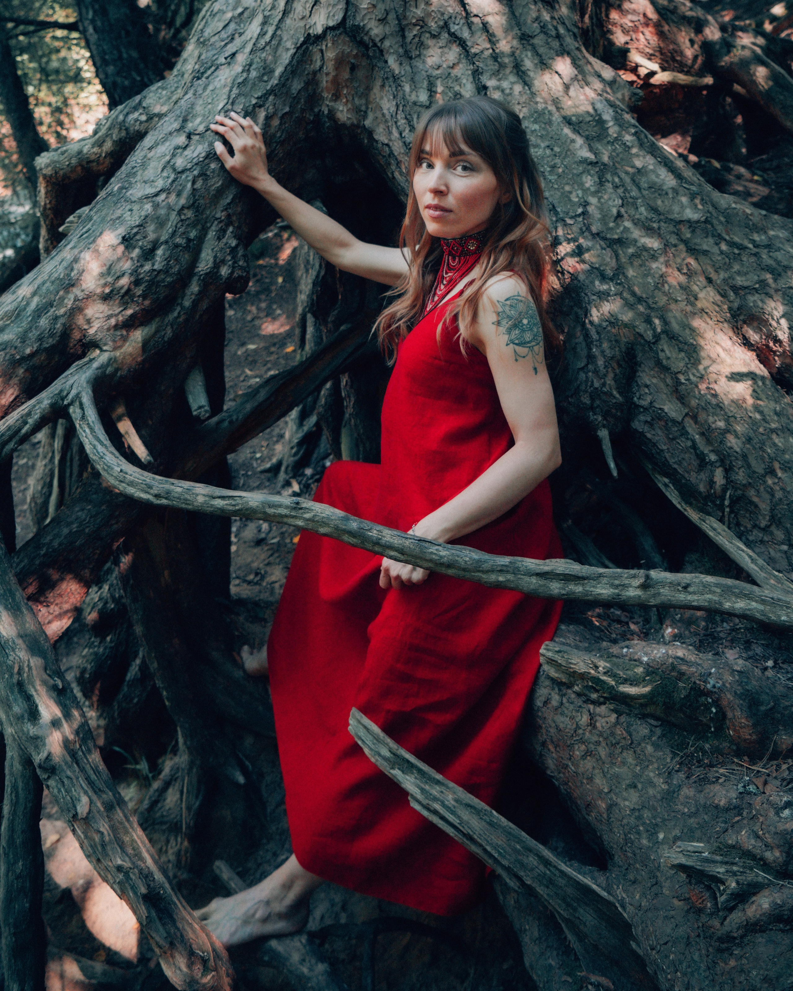 Фотосессия для Ольги и её новой коллекции платьев в Комарово. Светлана Гопанюк. Портретный фотограф. Санкт-Петербург. СПб