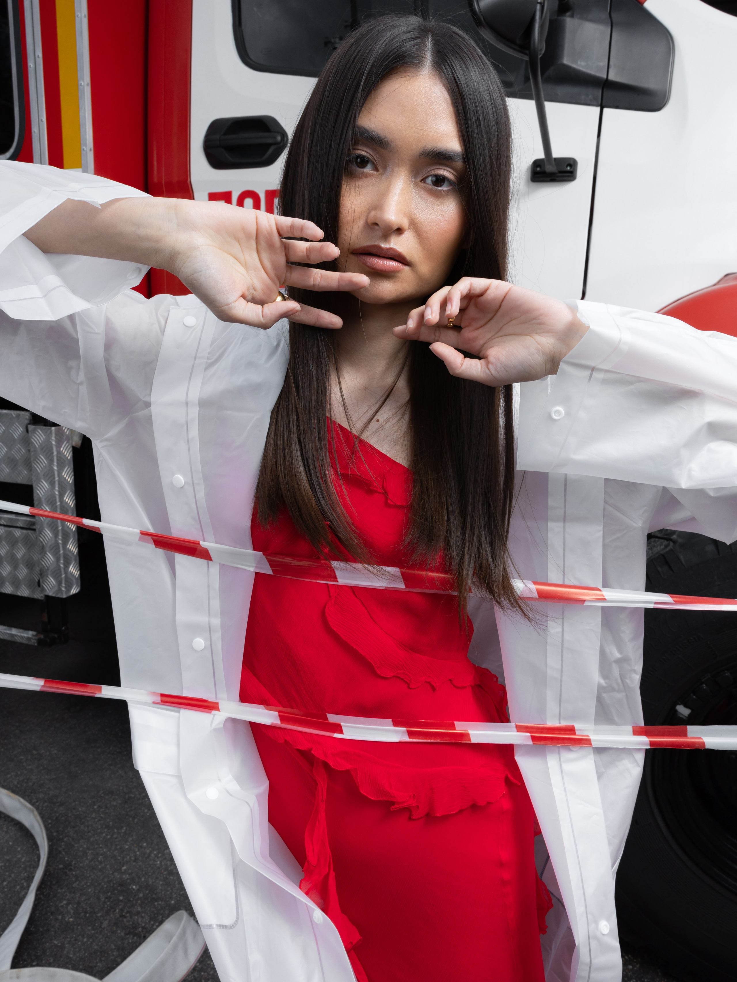 ПОЖАРНАЯ МАШИНА. Елизавета Федотова | фэшн-фотограф