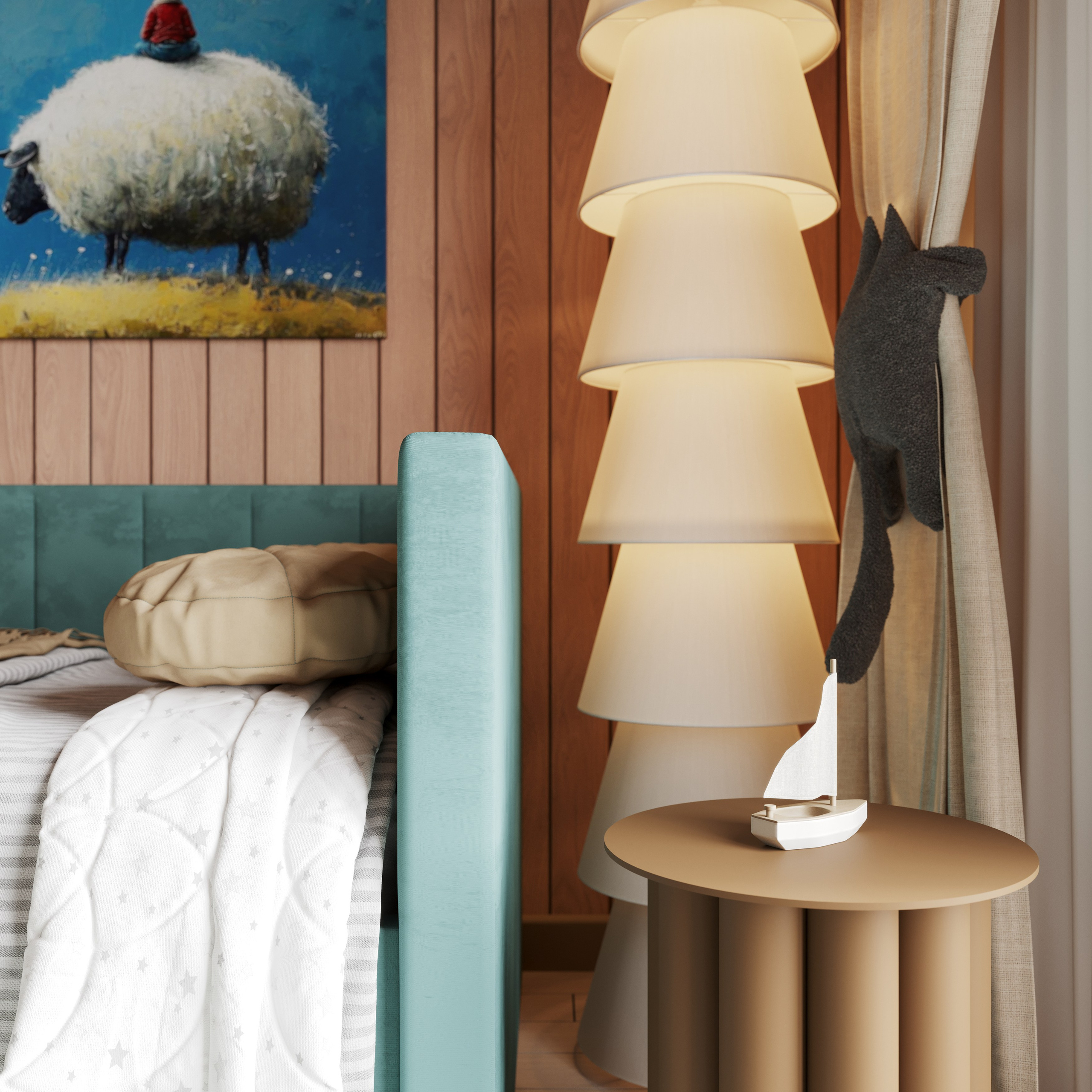 3D Визуализации дома для студии Зориной Елены. 3D визуализатор и дизайнер-интерьера