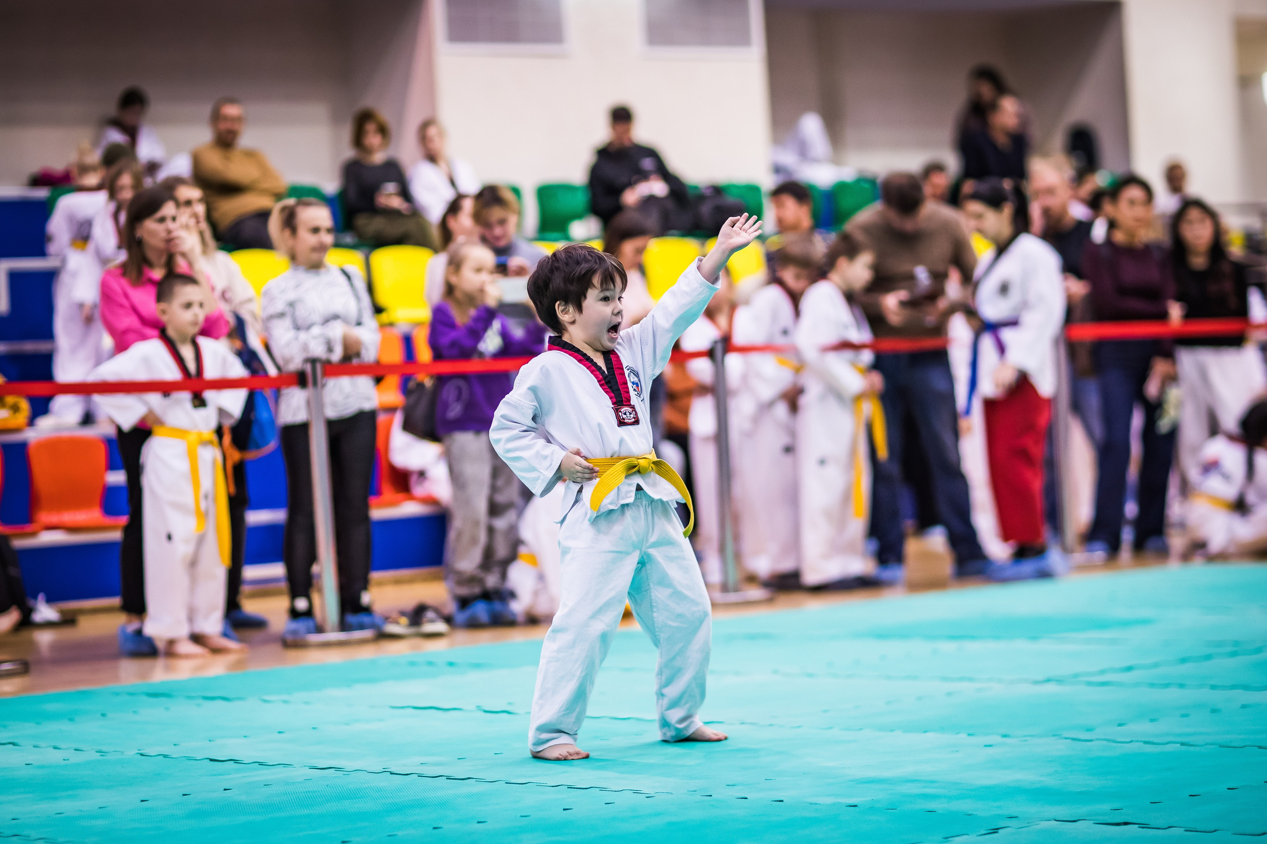 Турнир Федерации детского тхэквондо России по дисциплине ПХУМСЭ. Спортивный фотограф Максим Серегин