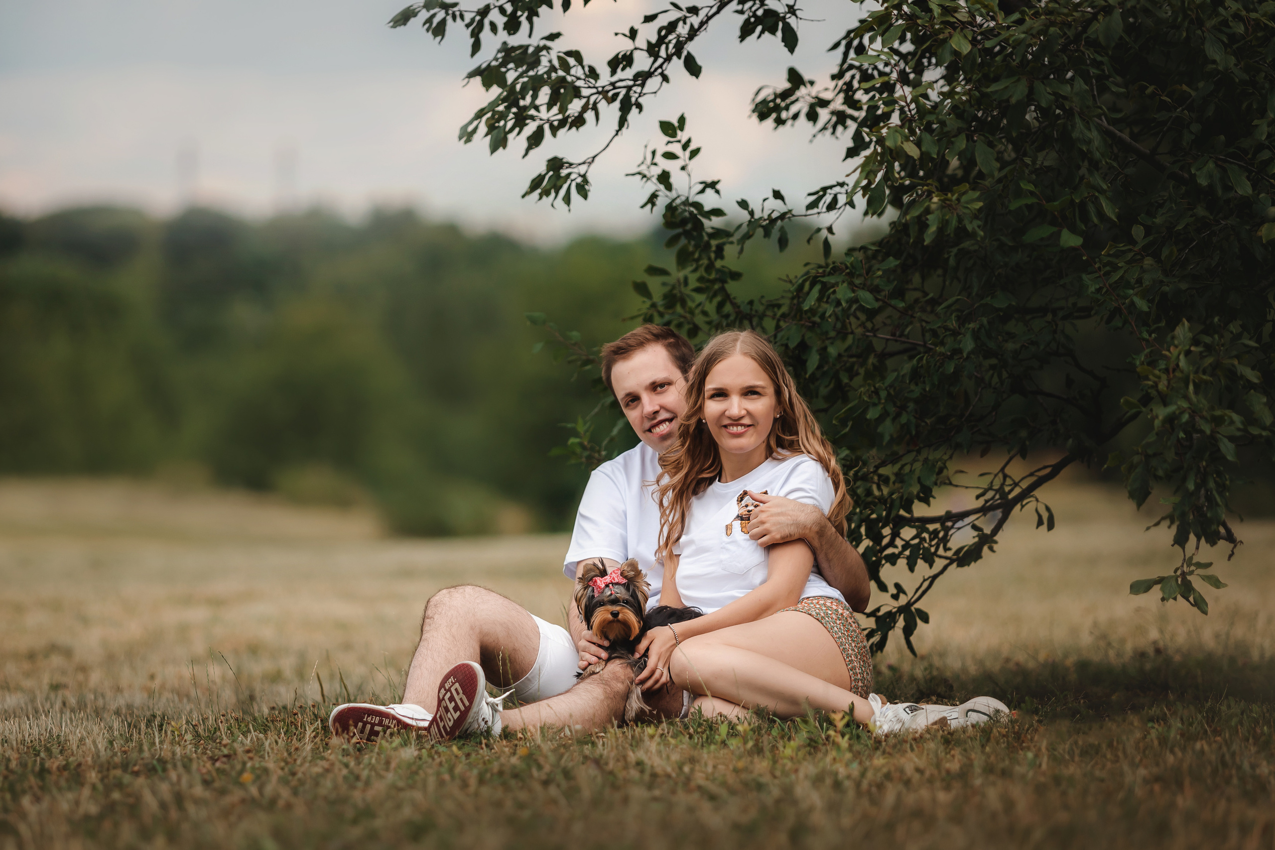 Фотосессия йорка Юли и ее семья