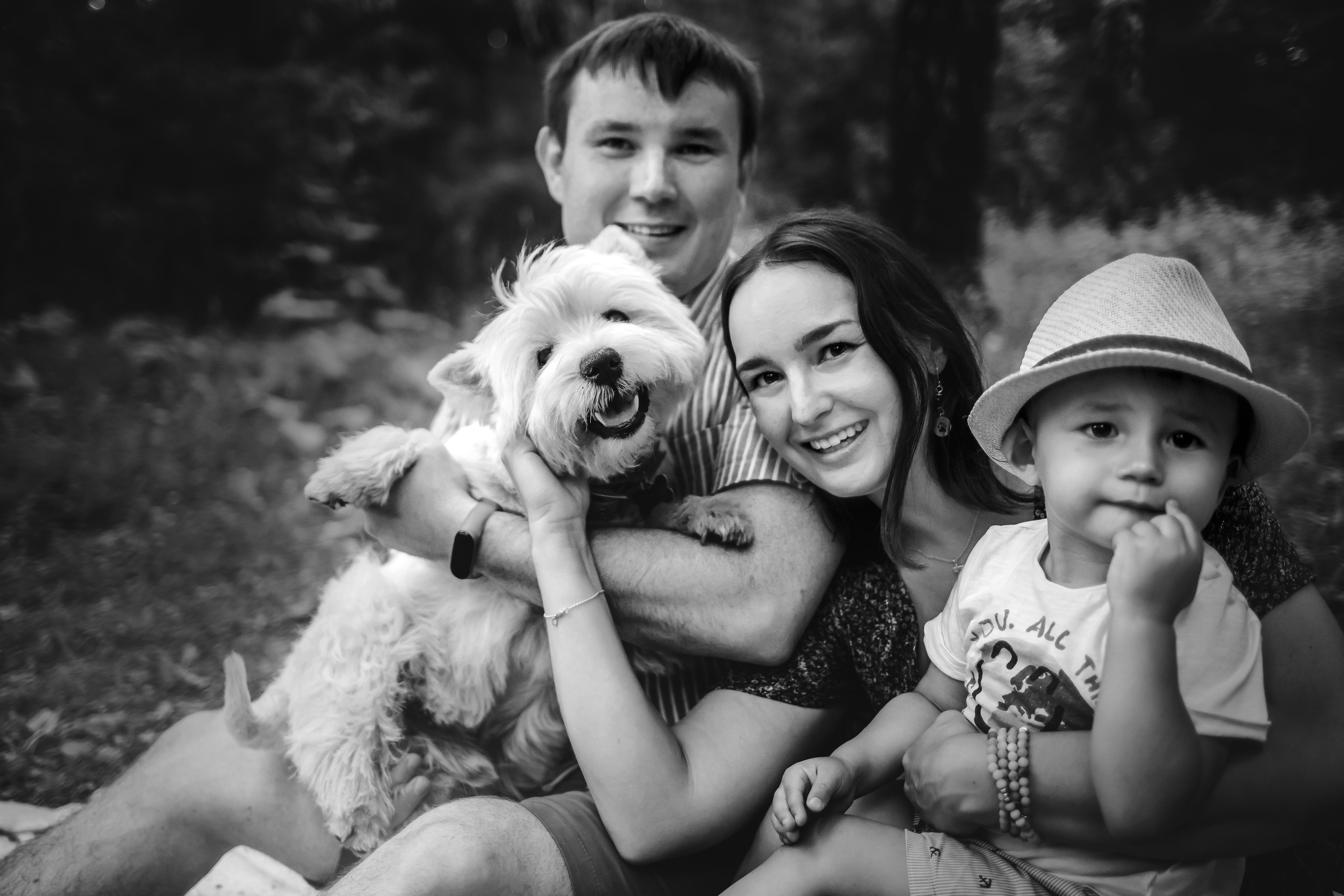 Перся и его семья в Ботаническом лесу