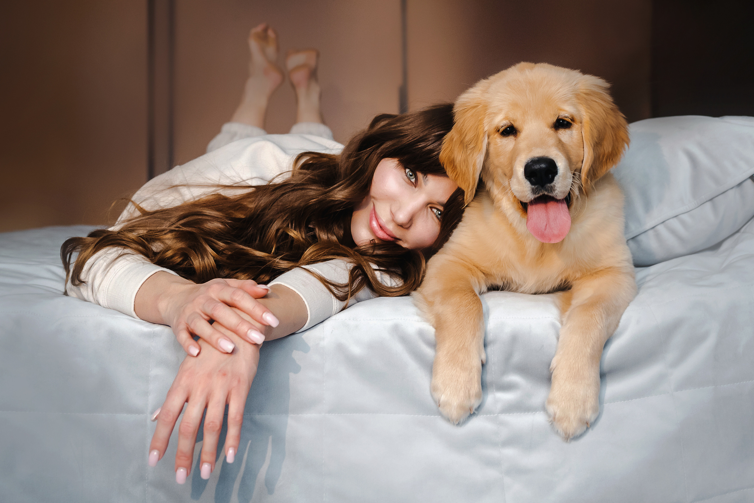 домашняя фотосессия с щенком