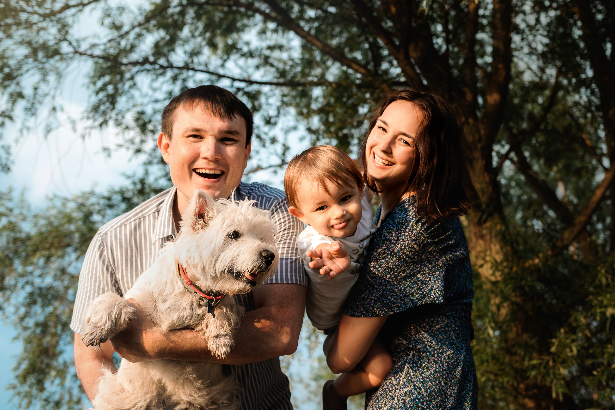 Перся и его семья в Ботаническом лесу