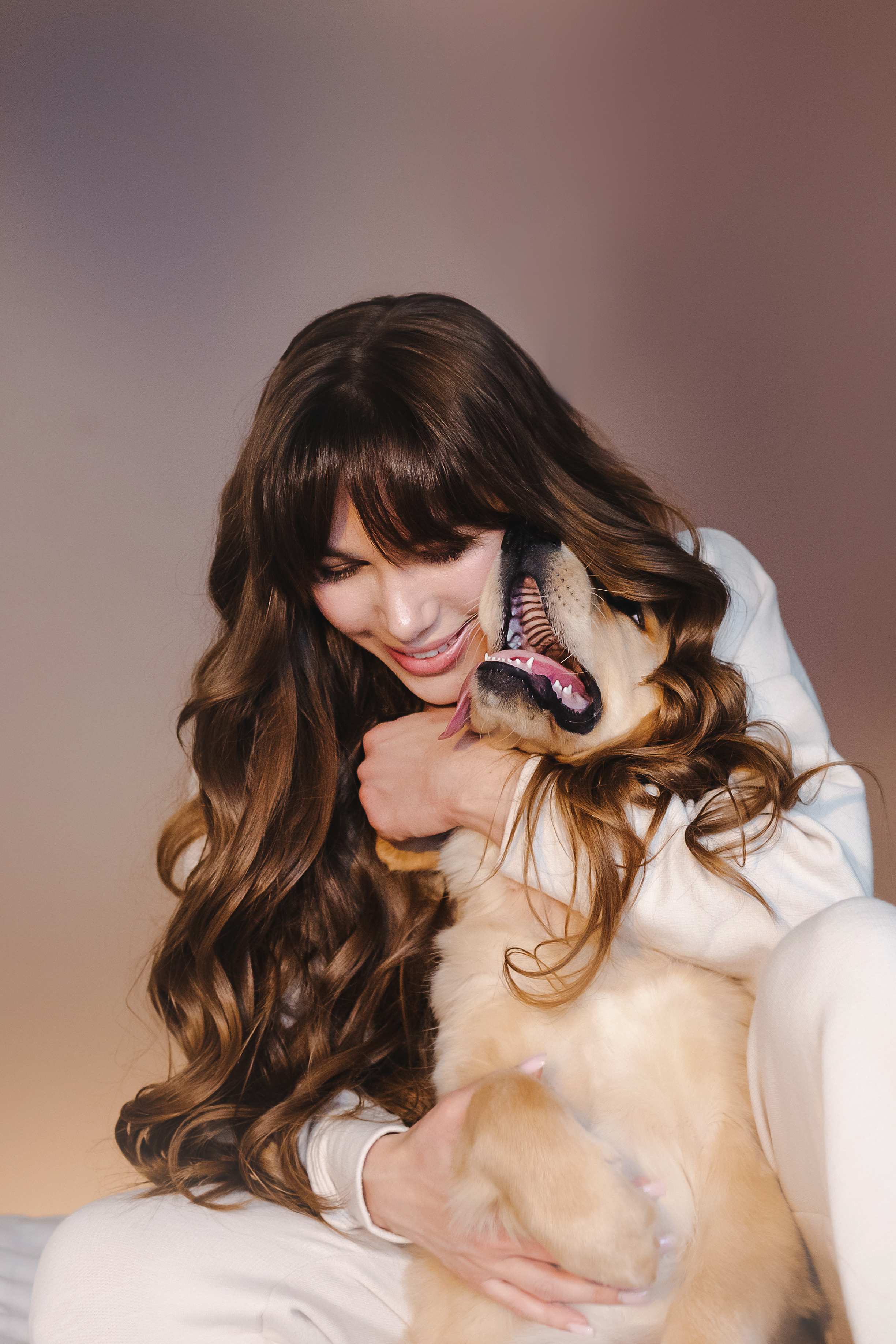 домашняя фотосессия с щенком