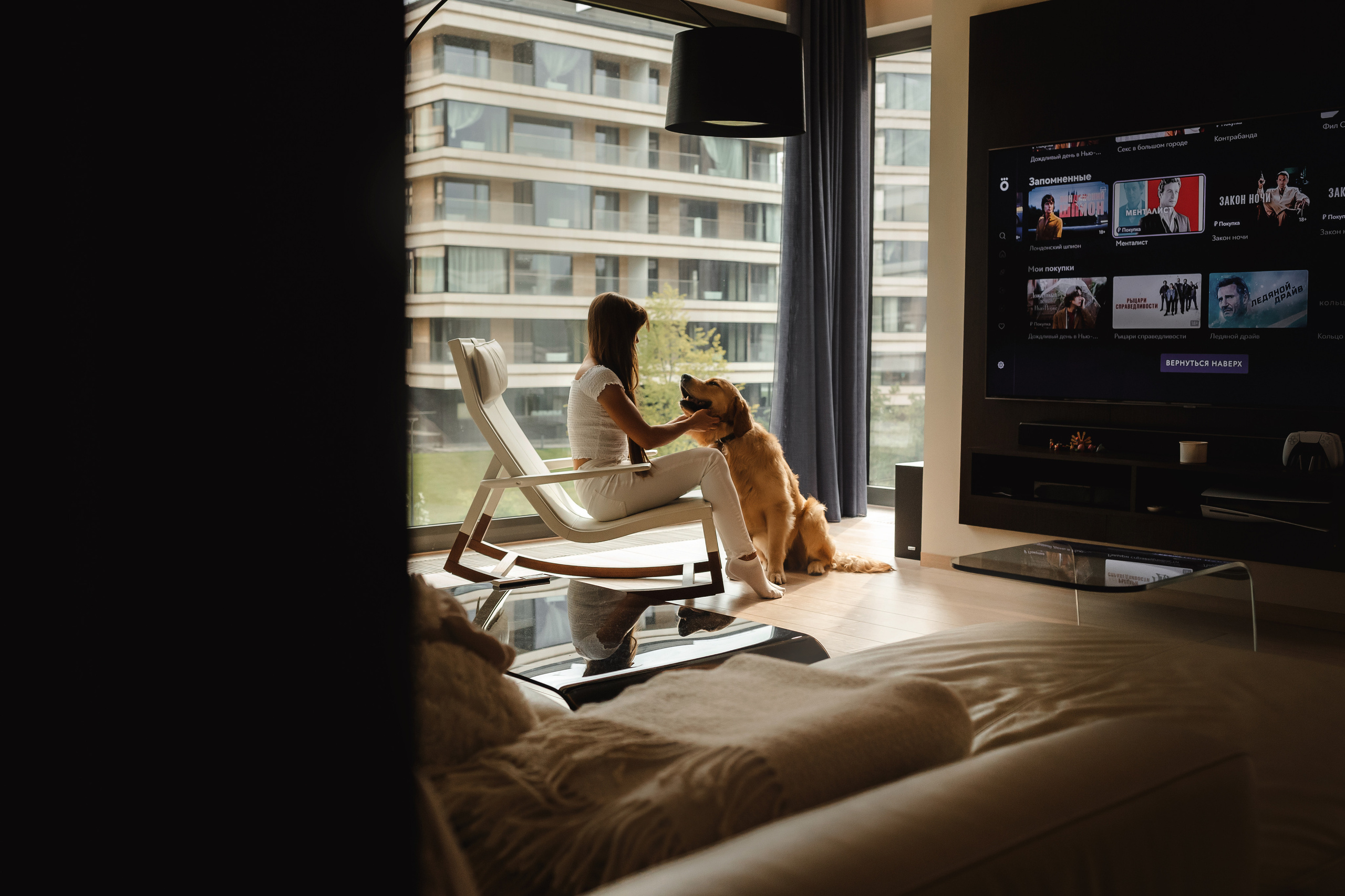 Фотосессия с щенком золотистого ретривера