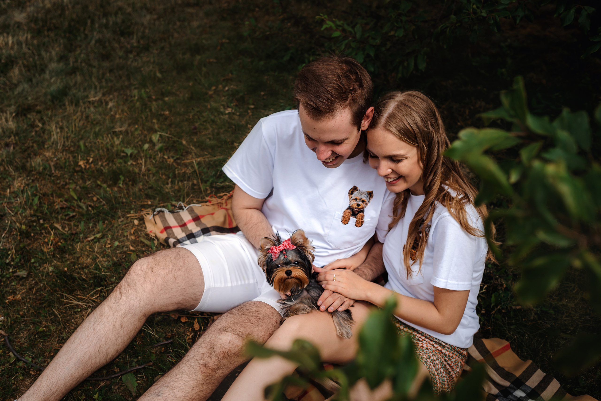 Фотосессия йорка Юли и ее семья