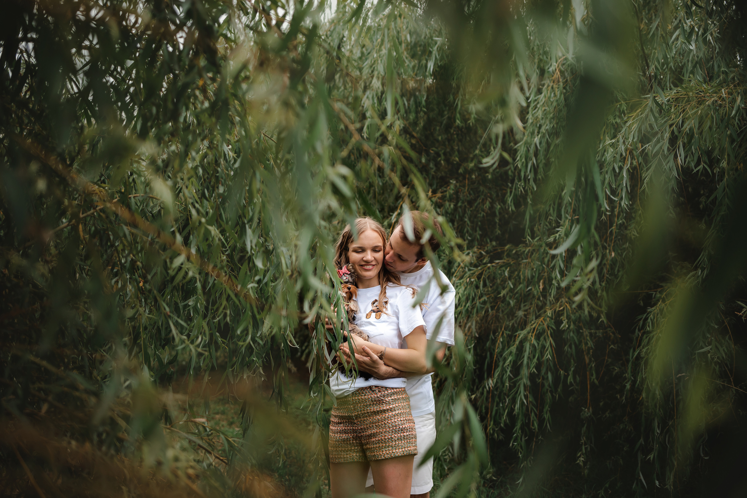 Фотосессия йорка Юли и ее семья