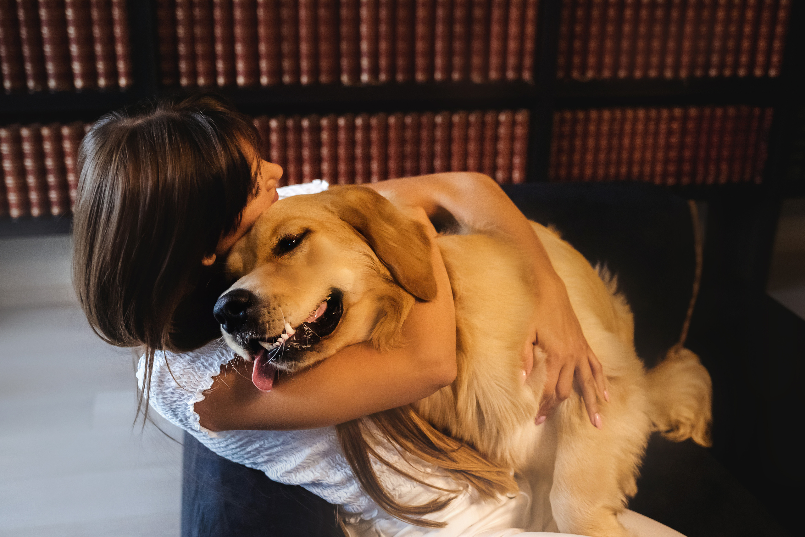 Фотосессия с щенком золотистого ретривера