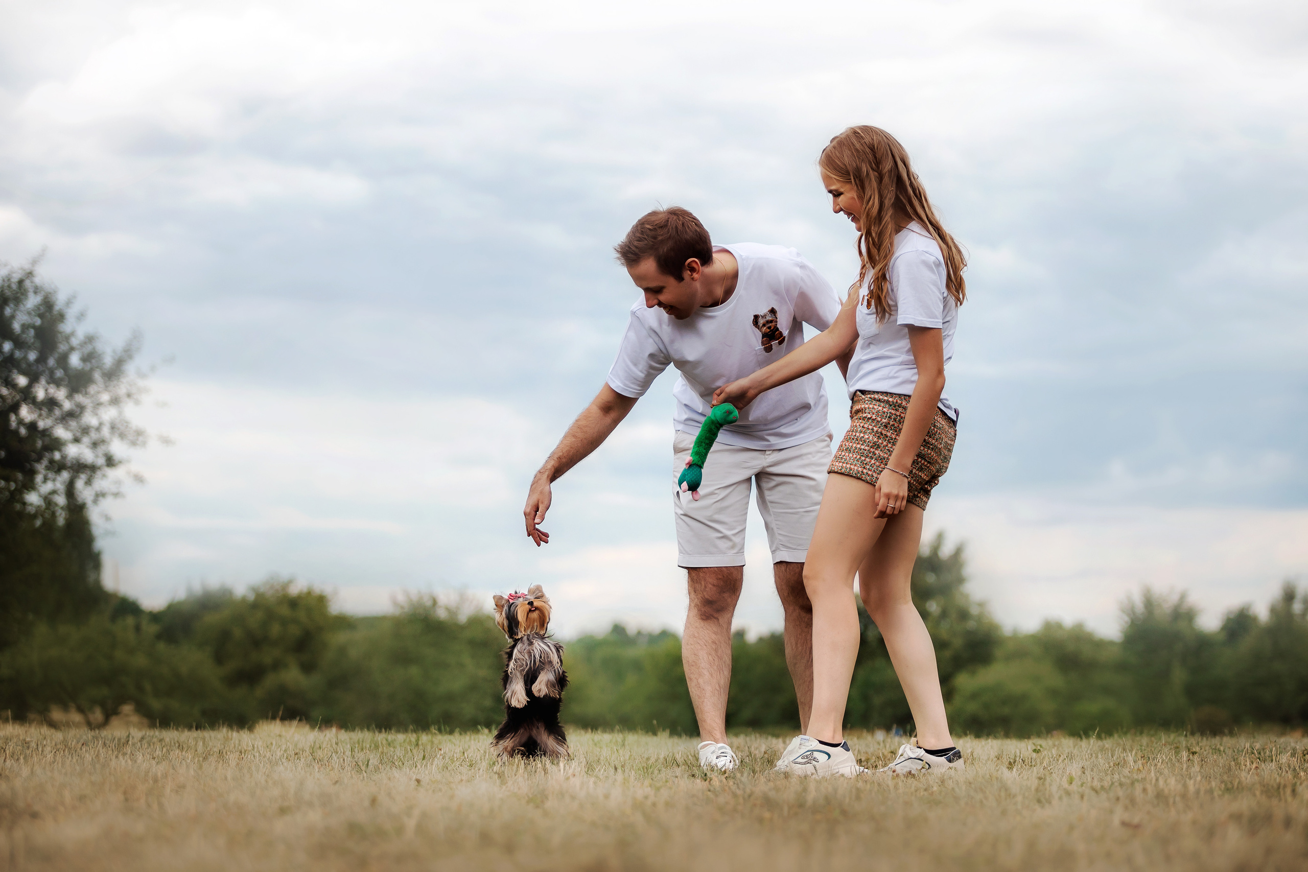 Фотосессия йорка Юли и ее семья