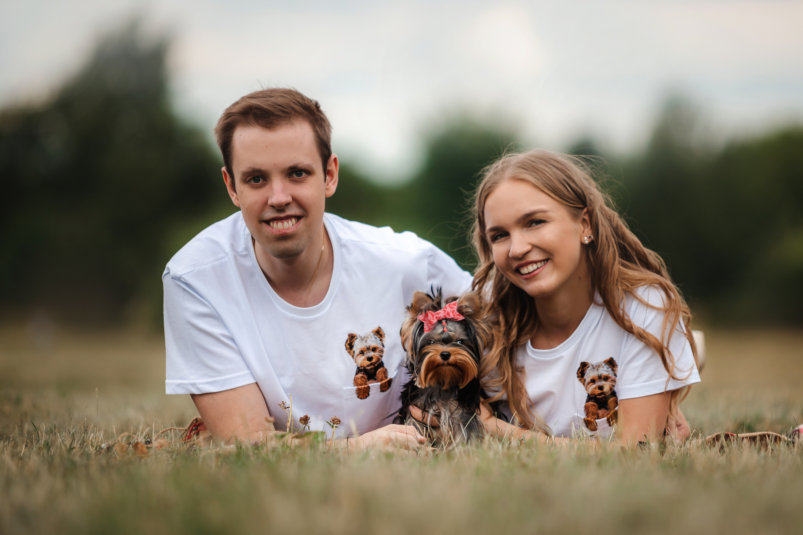 Фотосессия йорка Юли и ее семья