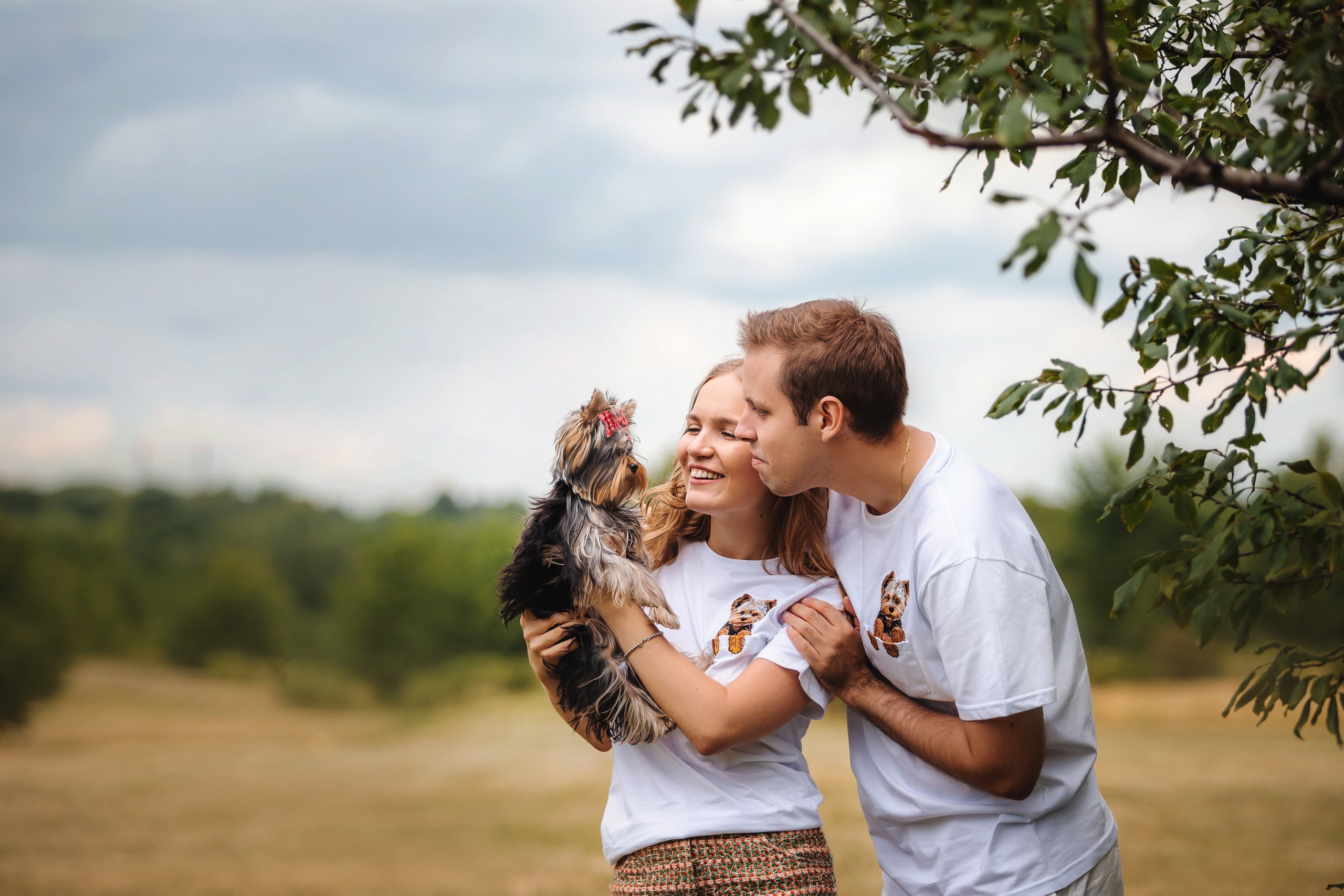 Фотосессия йорка Юли и ее семья