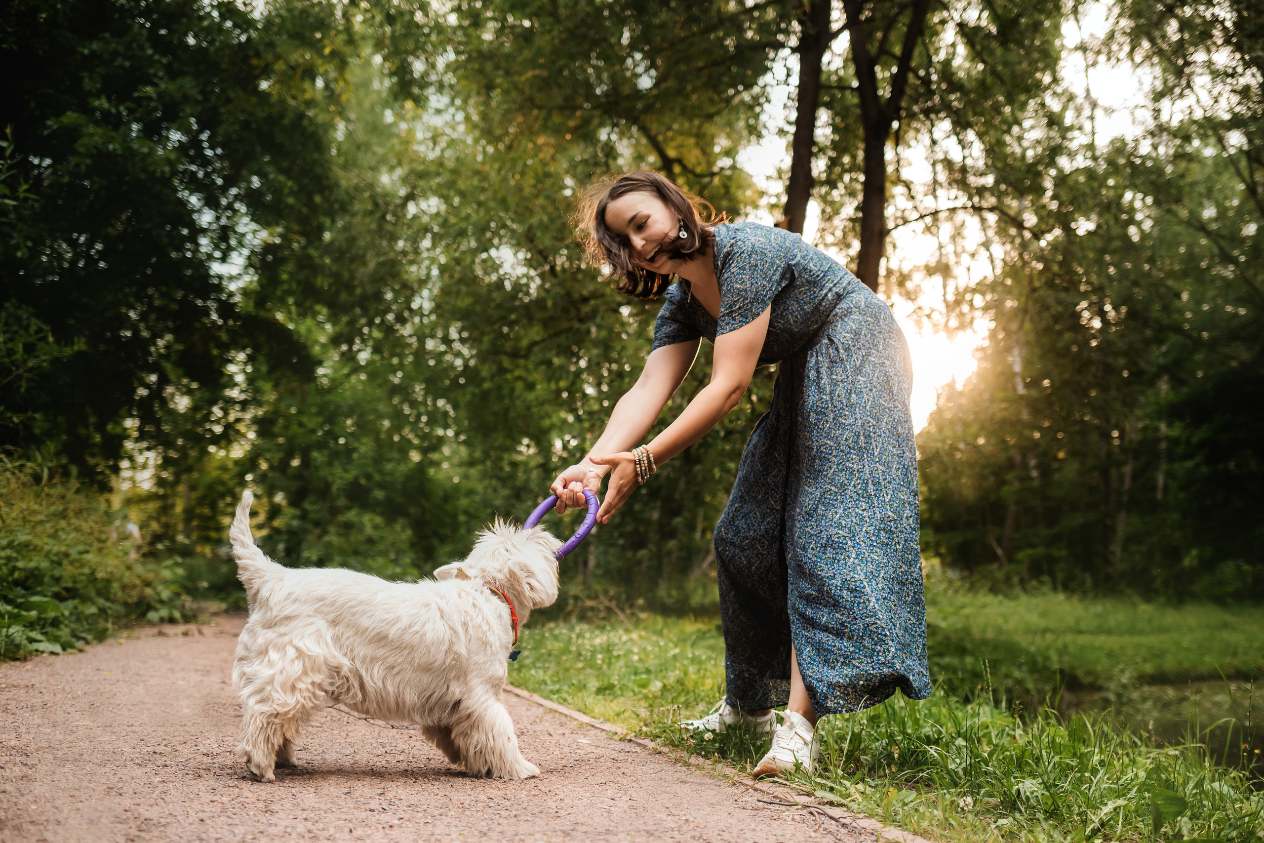 Перся и его семья в Ботаническом лесу