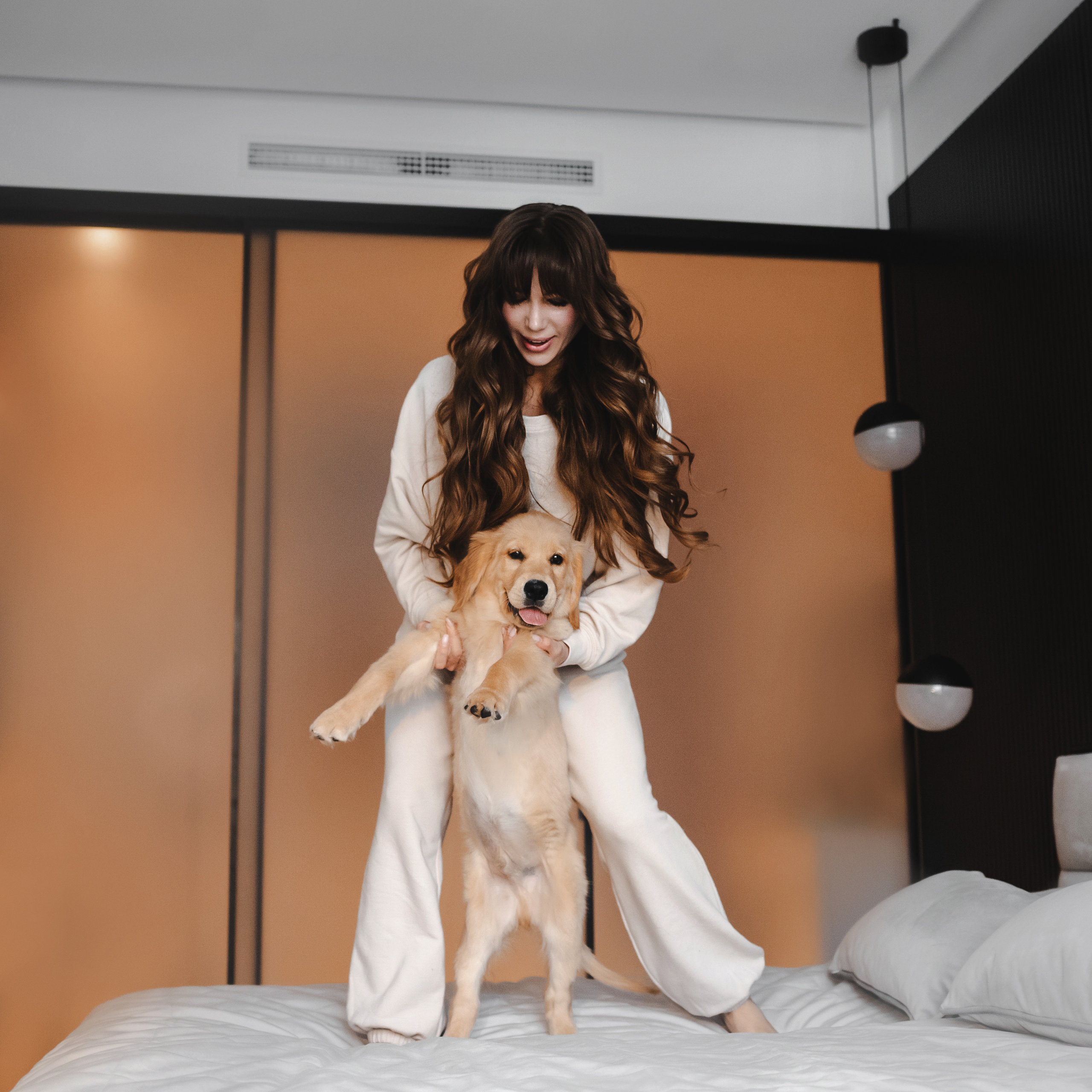 домашняя фотосессия с щенком