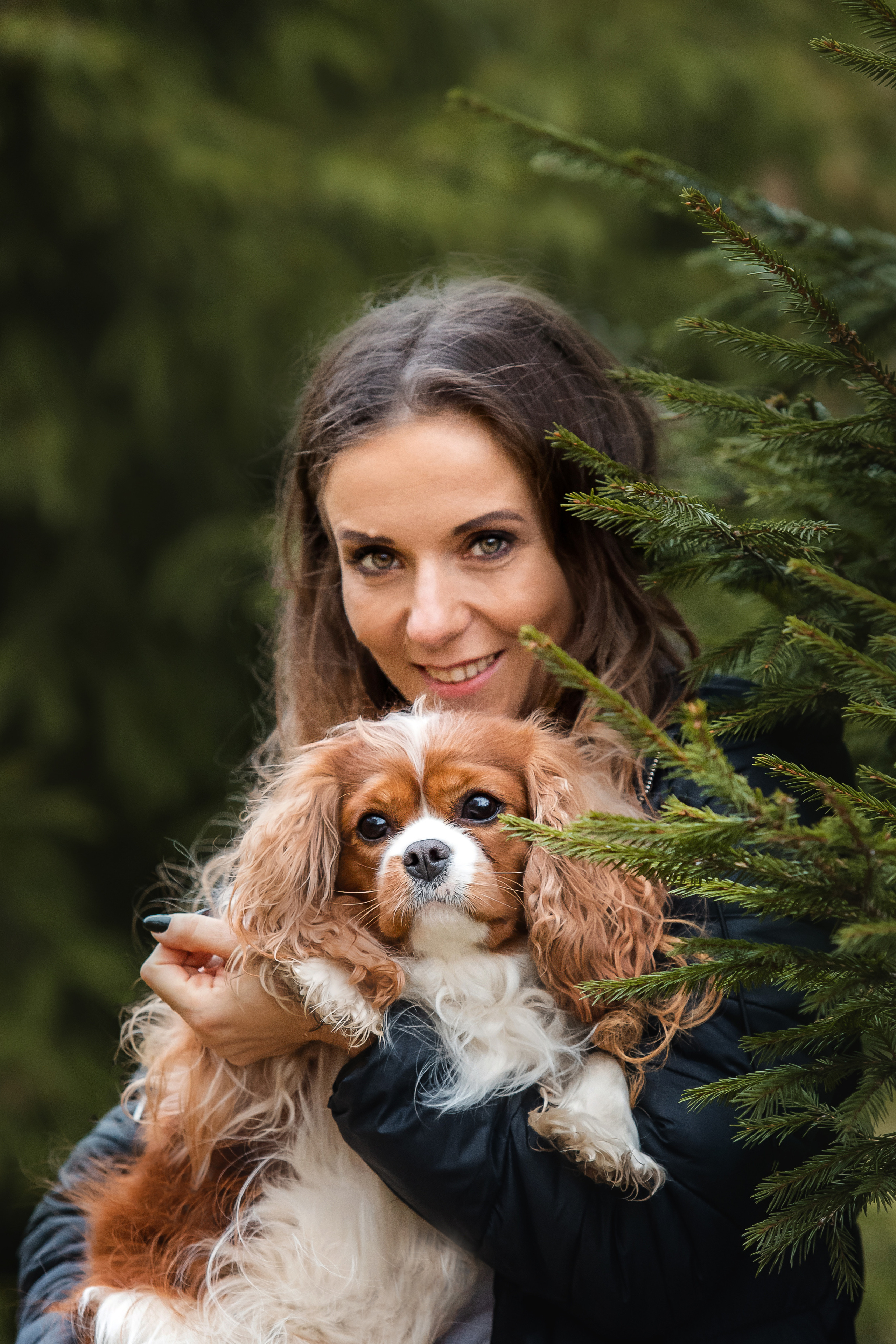 Фотосессия с ребенком и собакой