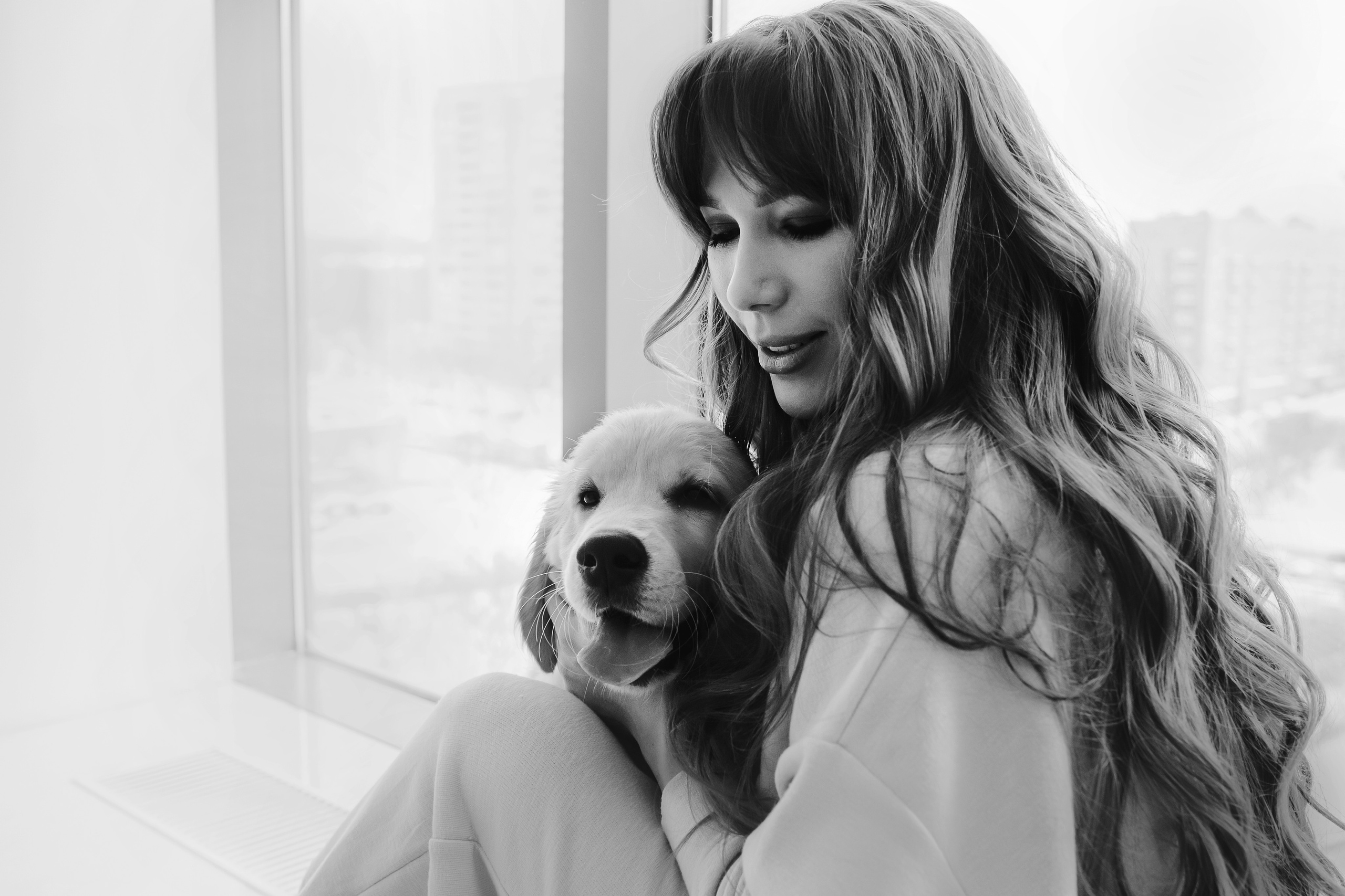 фотосессия с щенком