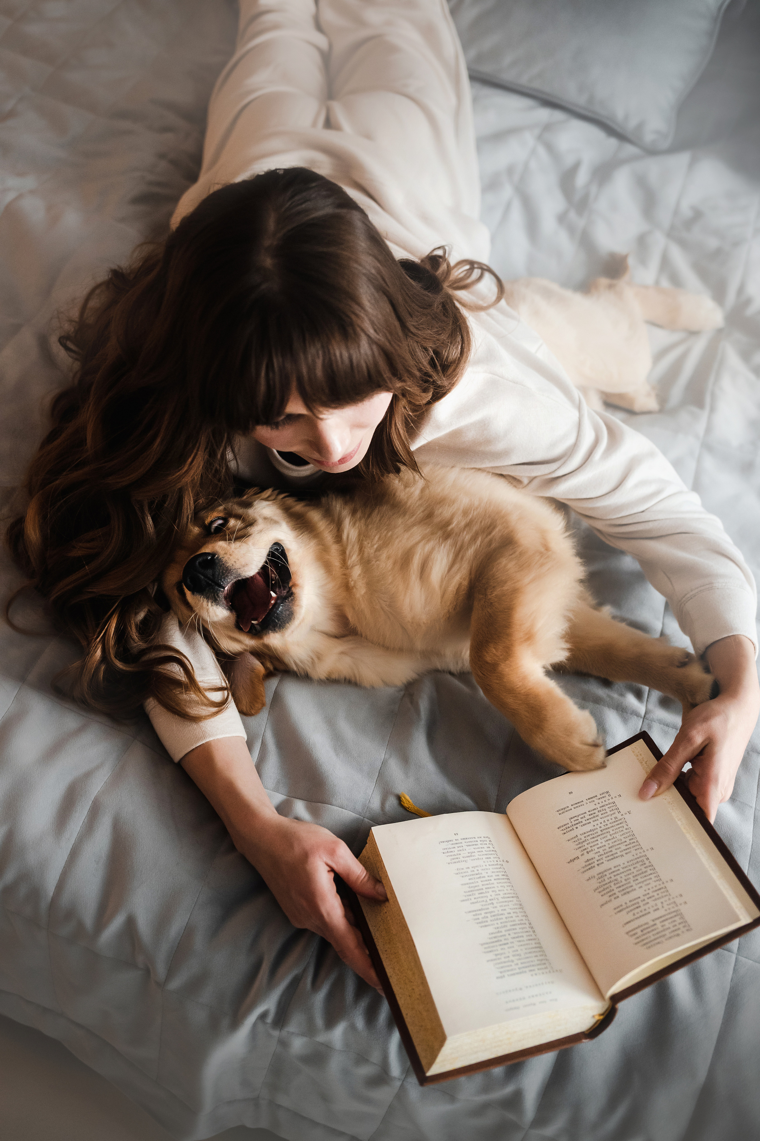 домашняя фотосессия с щенком