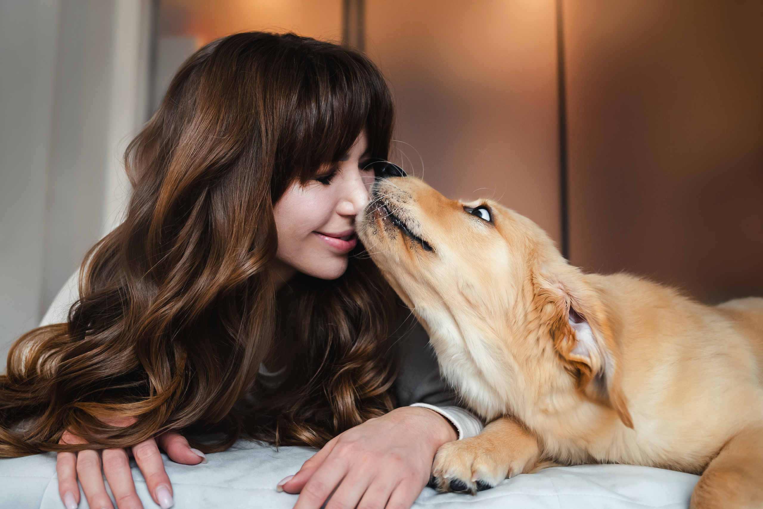 домашняя фотосессия с щенком