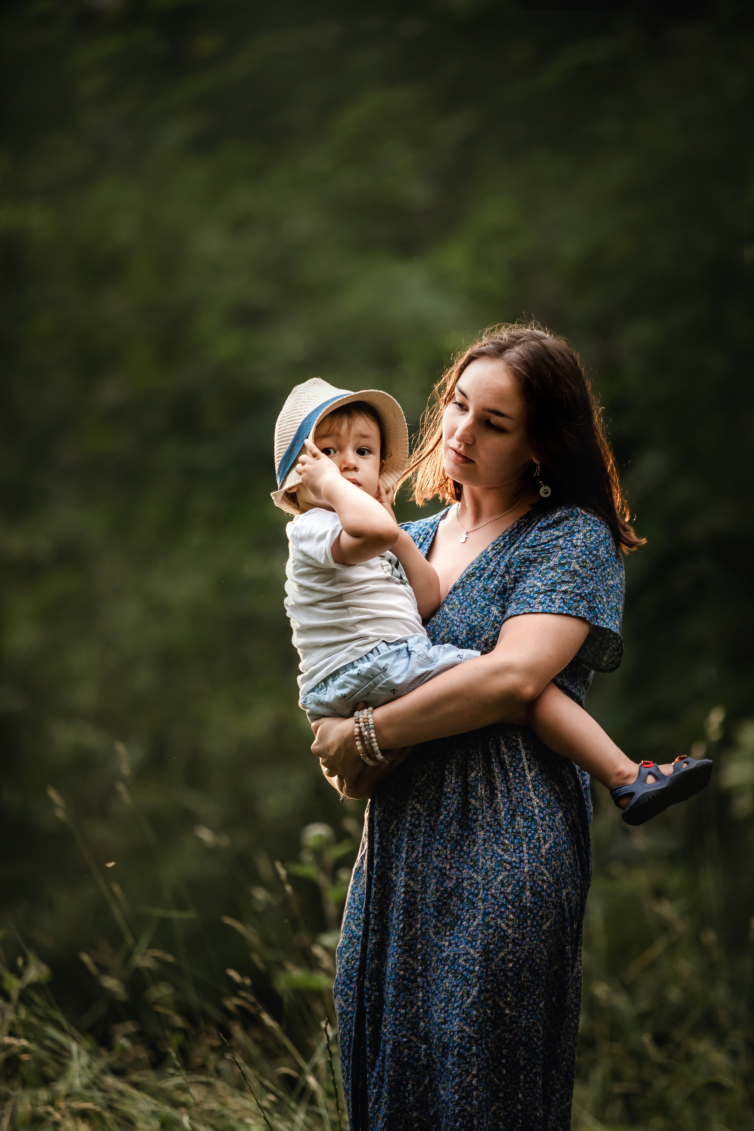 Перся и его семья в Ботаническом лесу