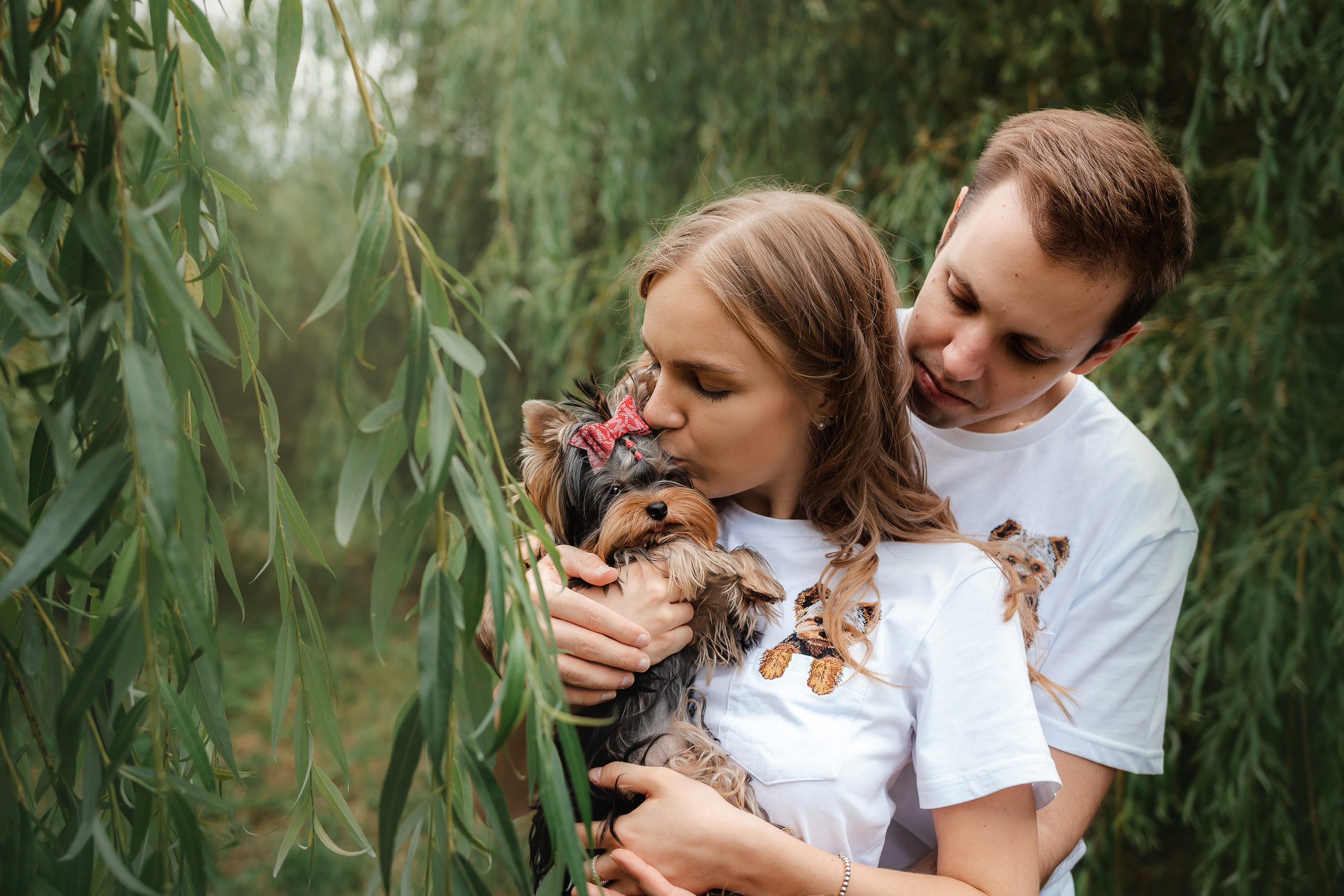 Фотосессия йорка Юли и ее семья