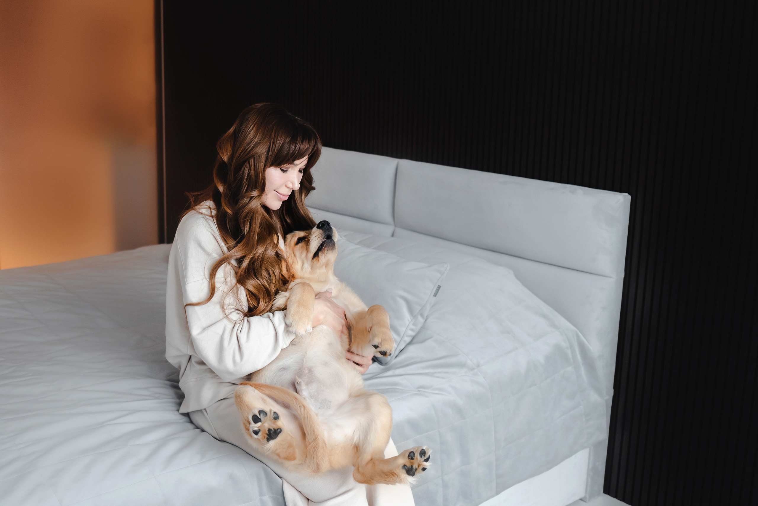 домашняя фотосессия с щенком