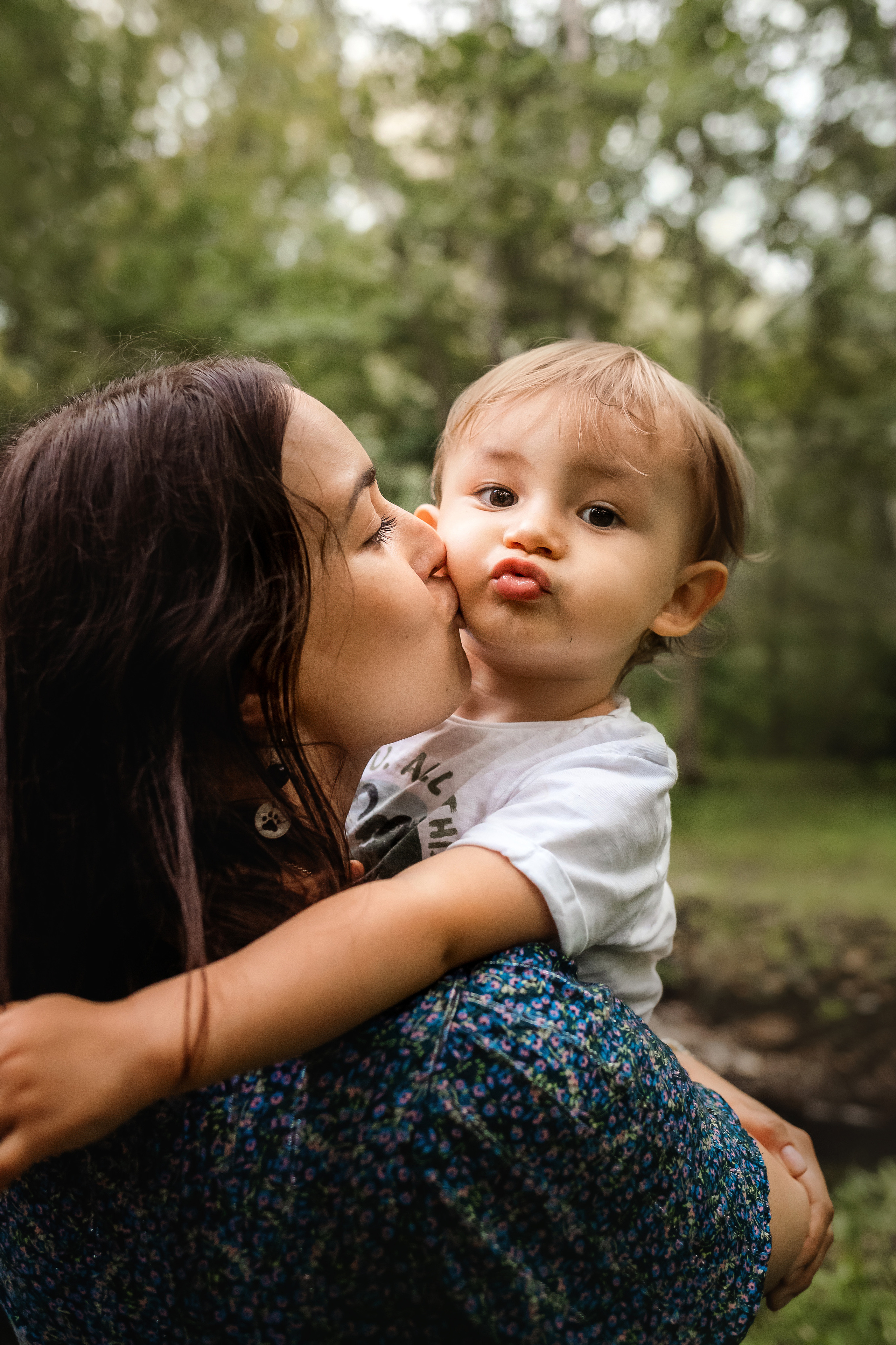 Перся и его семья в Ботаническом лесу