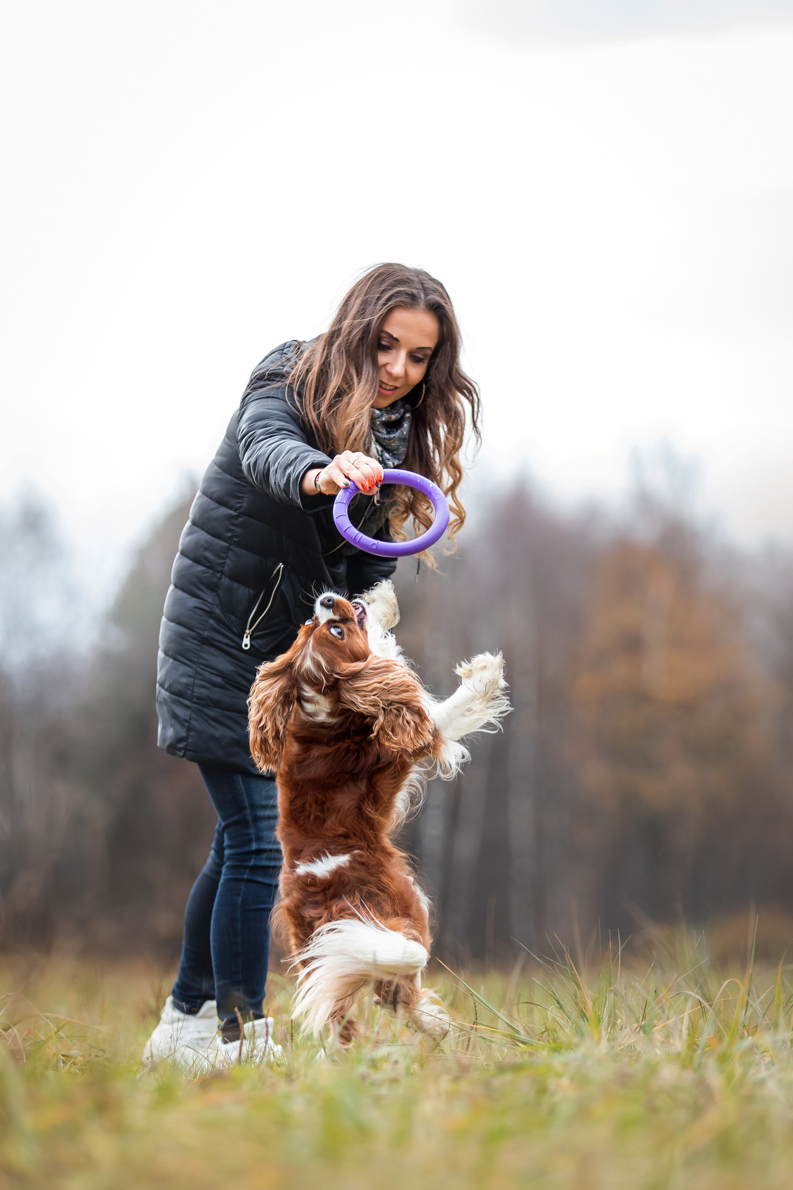 Фотосессия с ребенком и собакой