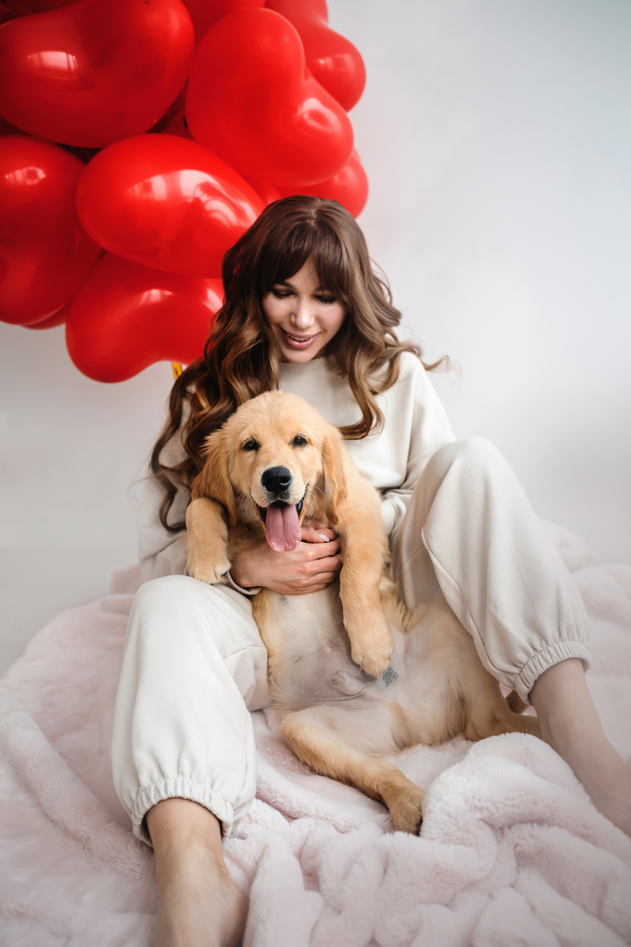 фотосессия щенка