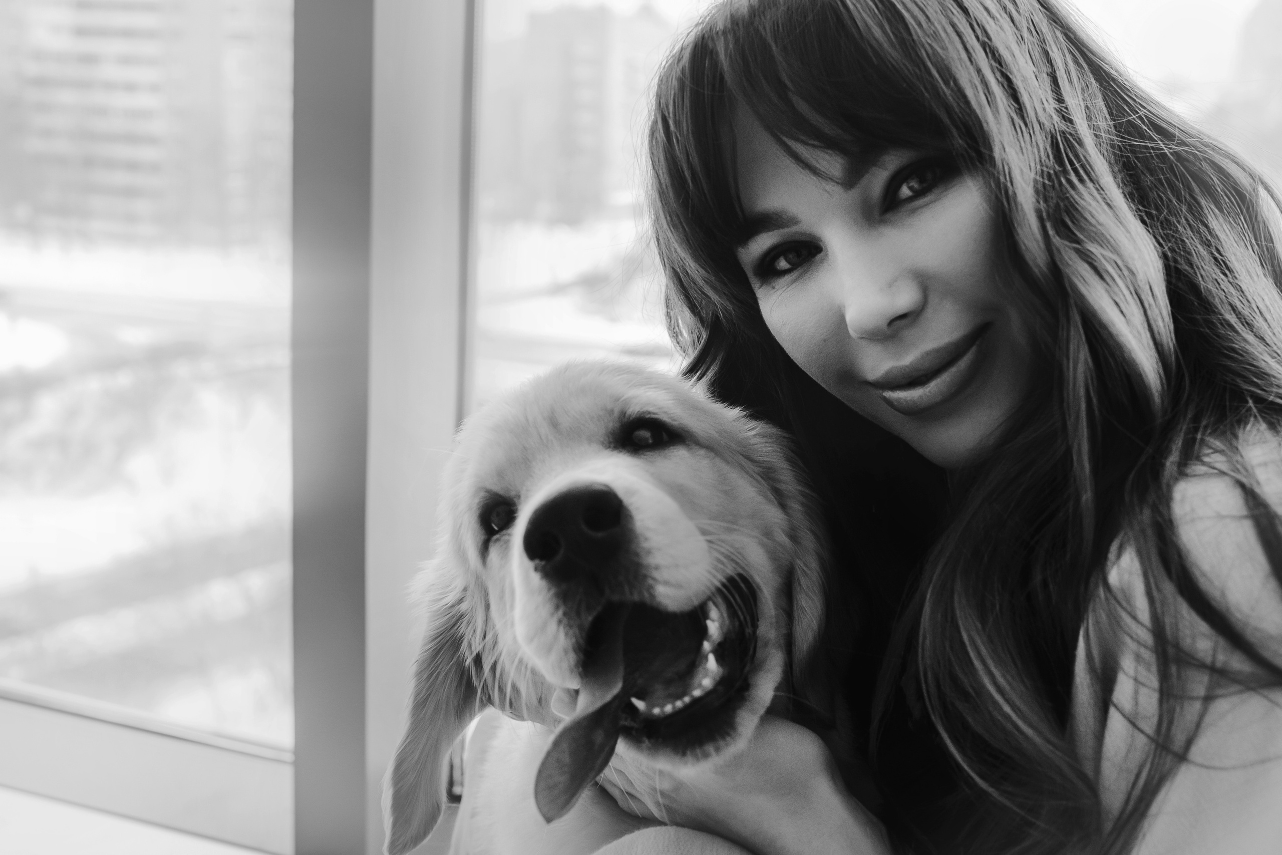 фотосессия с щенком