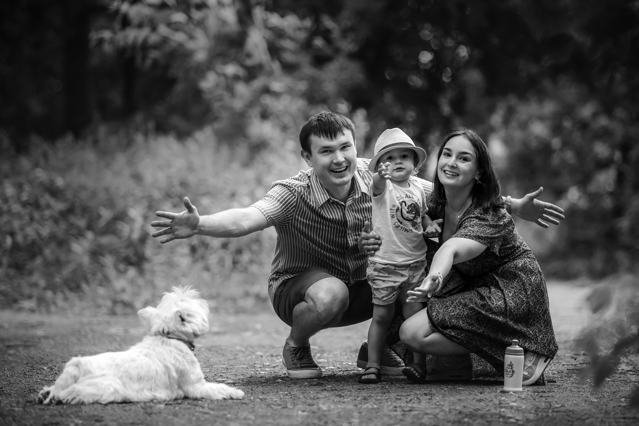 Перся и его семья в Ботаническом лесу