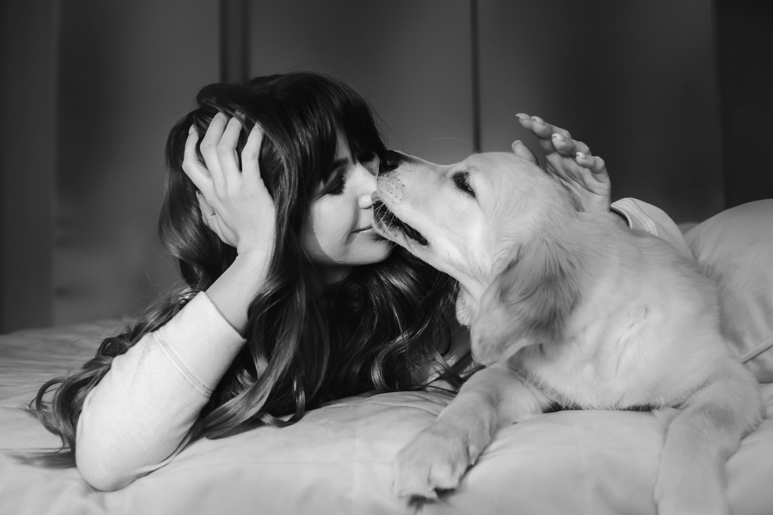 домашняя фотосессия с щенком