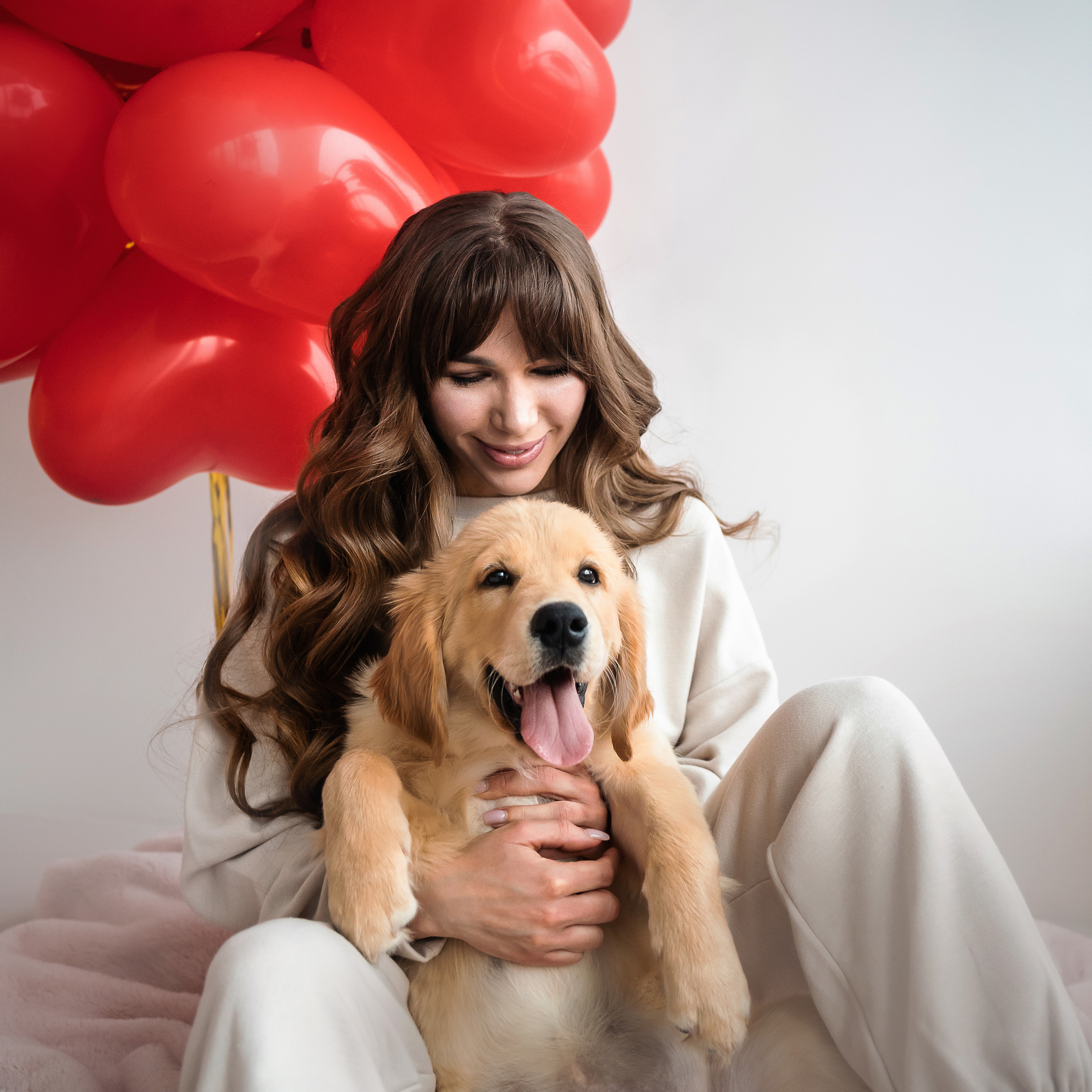 фотосессия щенка