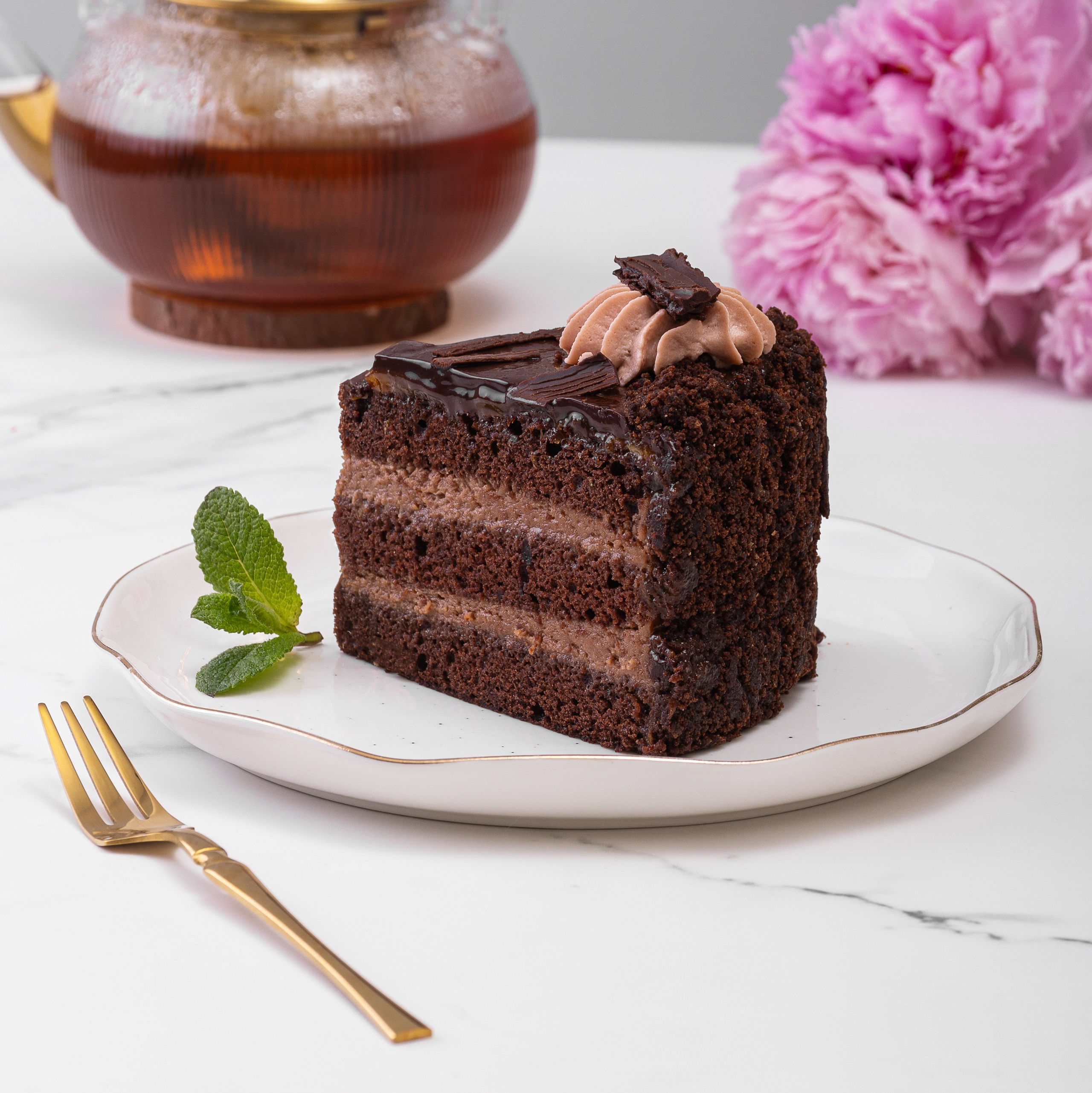 Кусок торта Прага